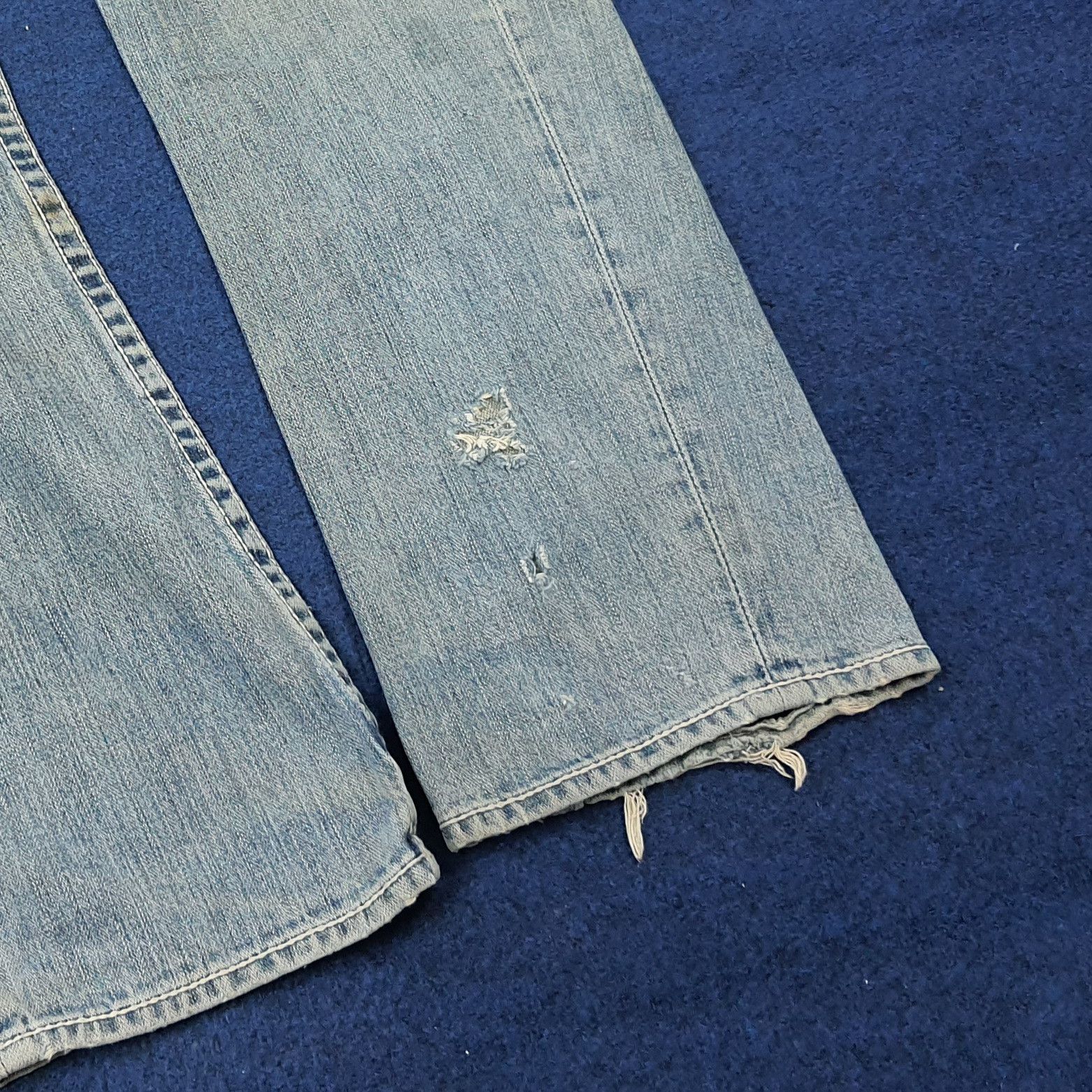 True Religion Vintage True Religion Marco Big T Distressed Jeans C272N13 Size US 33 - 7 Thumbnail