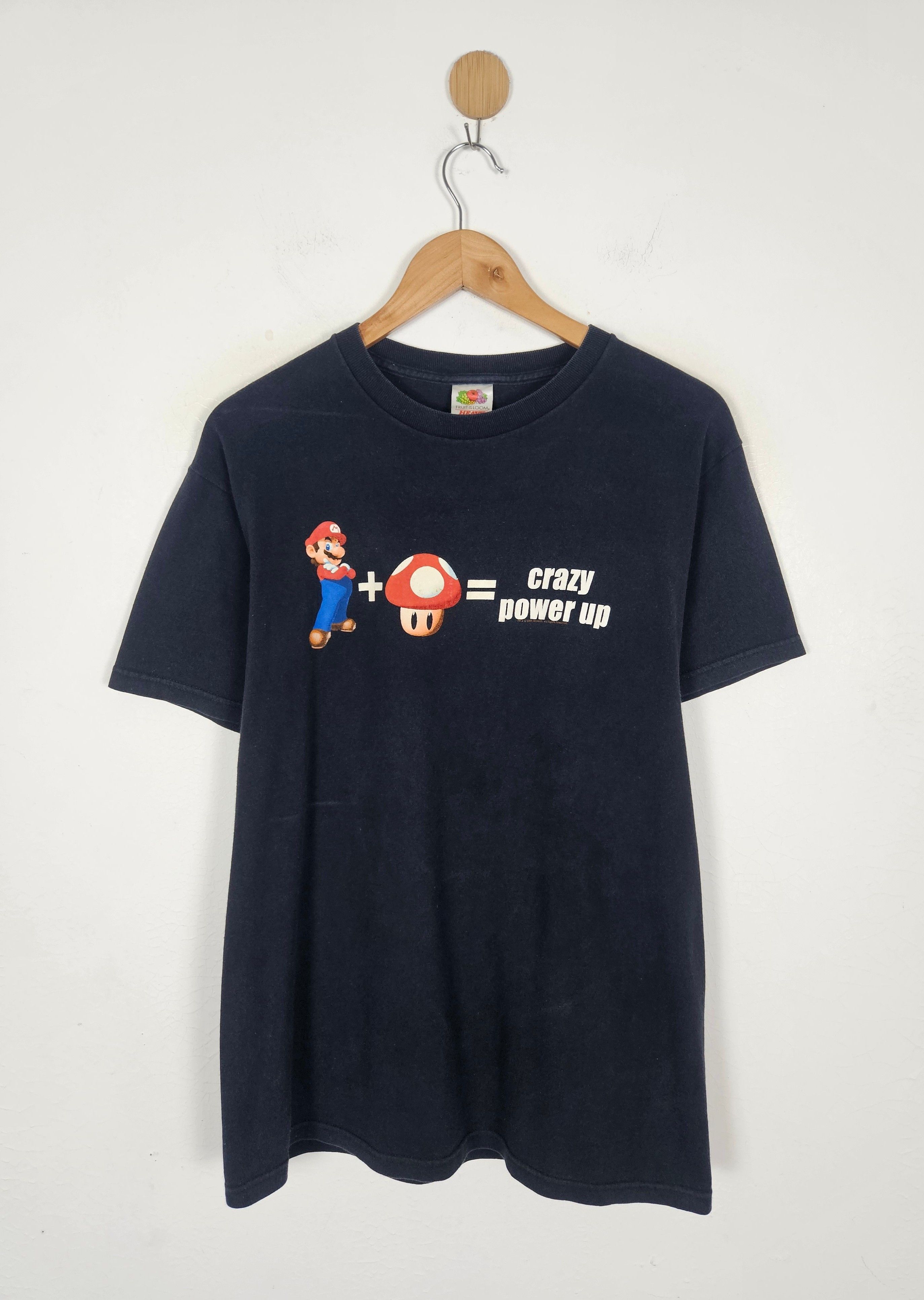 Nintendo Vintage Super Mario Crazy Power Up Shirt Size US M / EU 48-50 / 2 - 2 Thumbnail