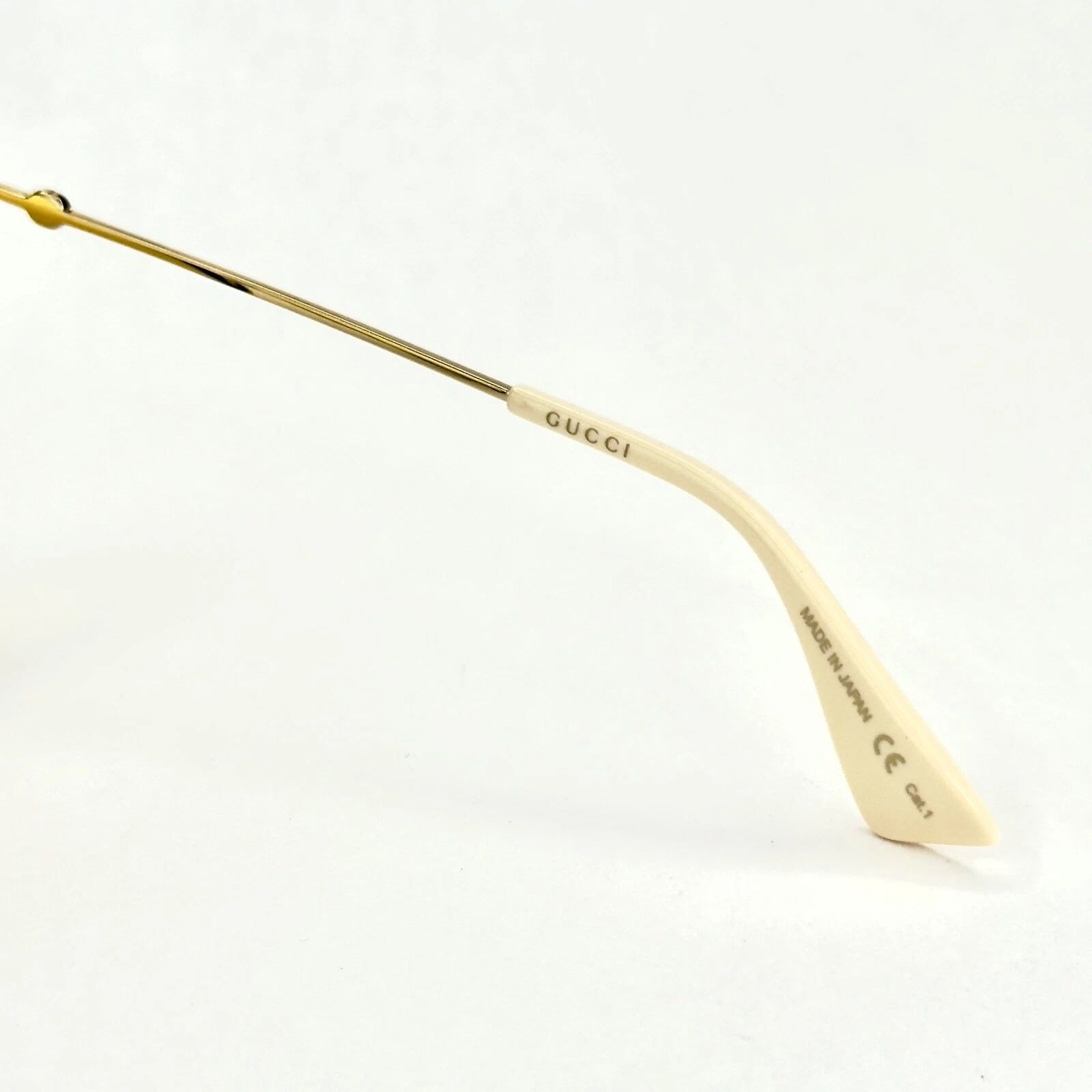 Gucci GUCCI GG0510S 0510 Gold Brown Yellow Retro Sunglasses Size ONE SIZE - 3 Thumbnail