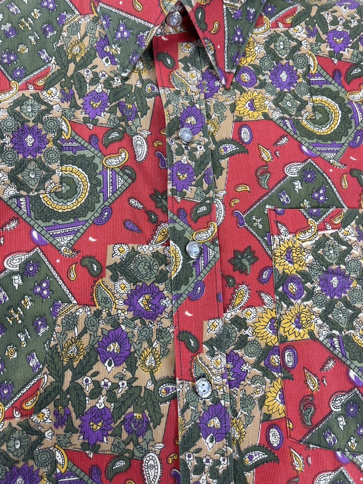 Valentino Vintage Valentino Floral Long Sleeve Short Size 42 Size US XL / EU 56 / 4 - 8 Thumbnail