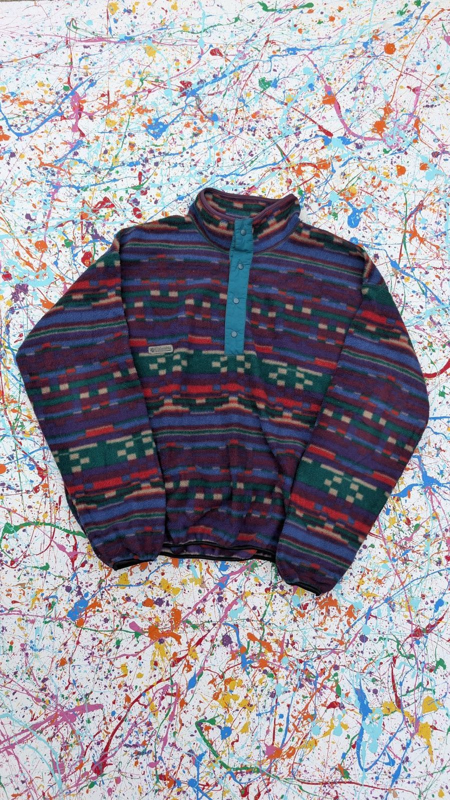 Columbia Vintage columbia fleece 90s Aztec navajo pattern XL Size US XL / EU 56 / 4 - 4 Thumbnail