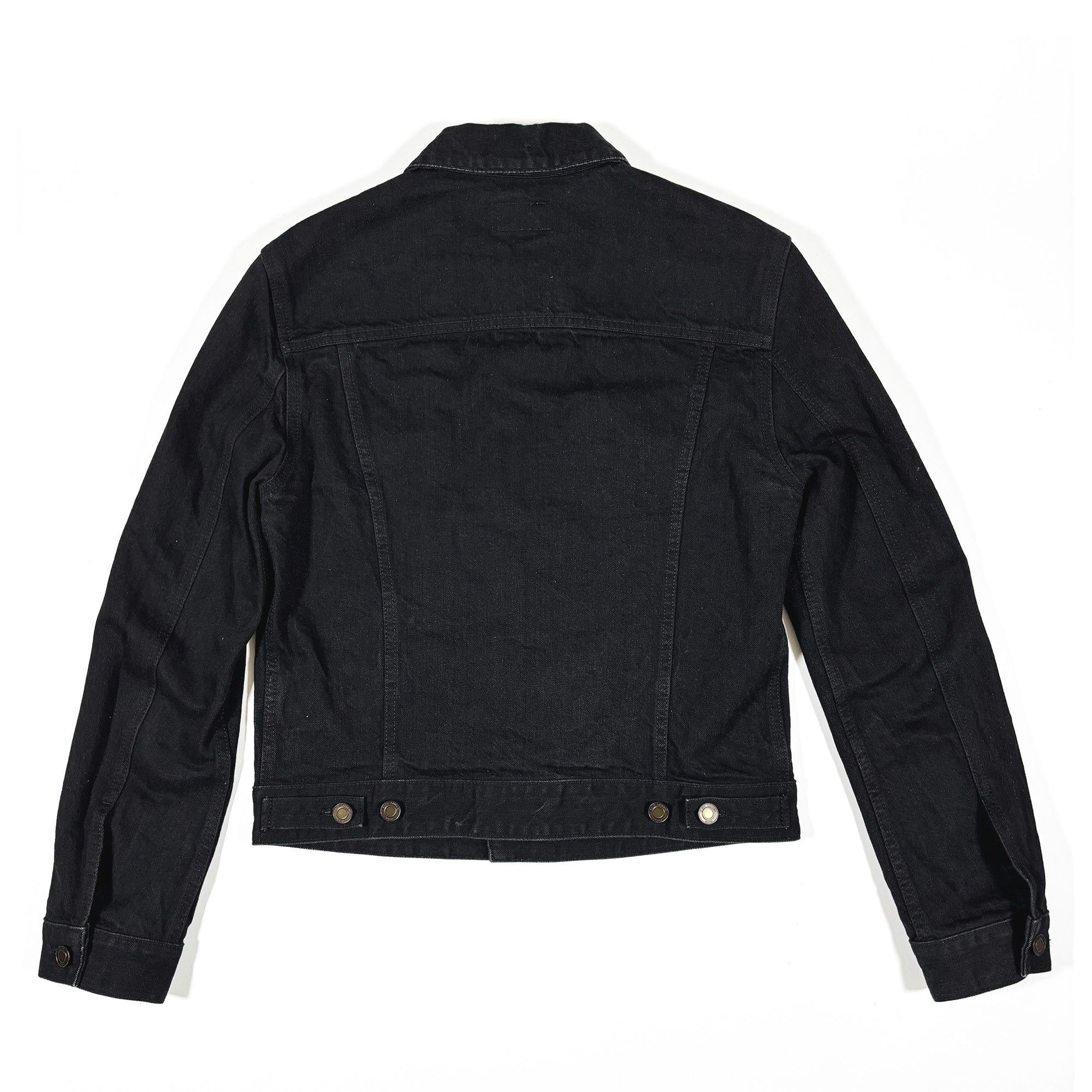Saint Laurent Paris Classic Denim Jacket Black Size M Size US M / EU 48-50 / 2 - 2 Thumbnail