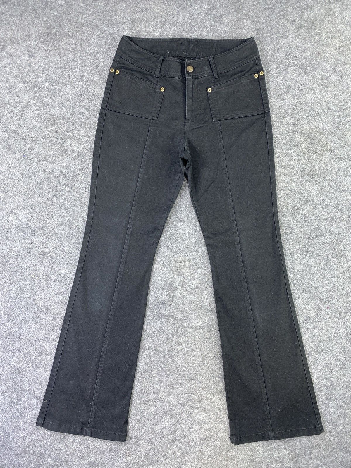 Japanese Brand × Jean Japanese Brand Black Denim Pants - J1137 Size US 28 / EU 44 - 1 Thumbnail