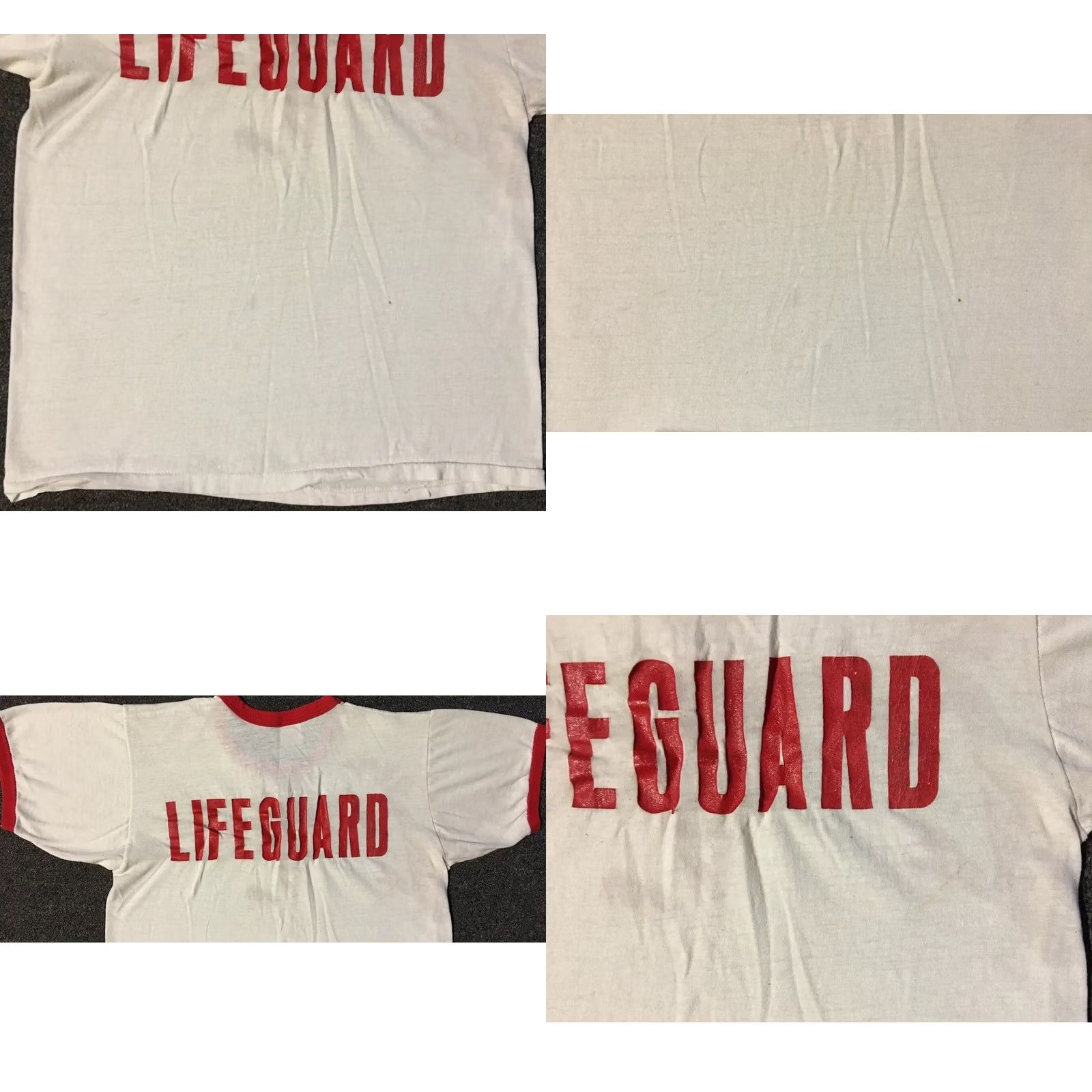 Russell Athletic VINTAGE Russell Athletic T-Shirt XS Lifeguard Ringer 70s Samena Swim Club Bellevue Washington White Red Grunge Beach Street Punk Retro USA Mens XS Size US XS / EU 42 / 0 - 9 Thumbnail