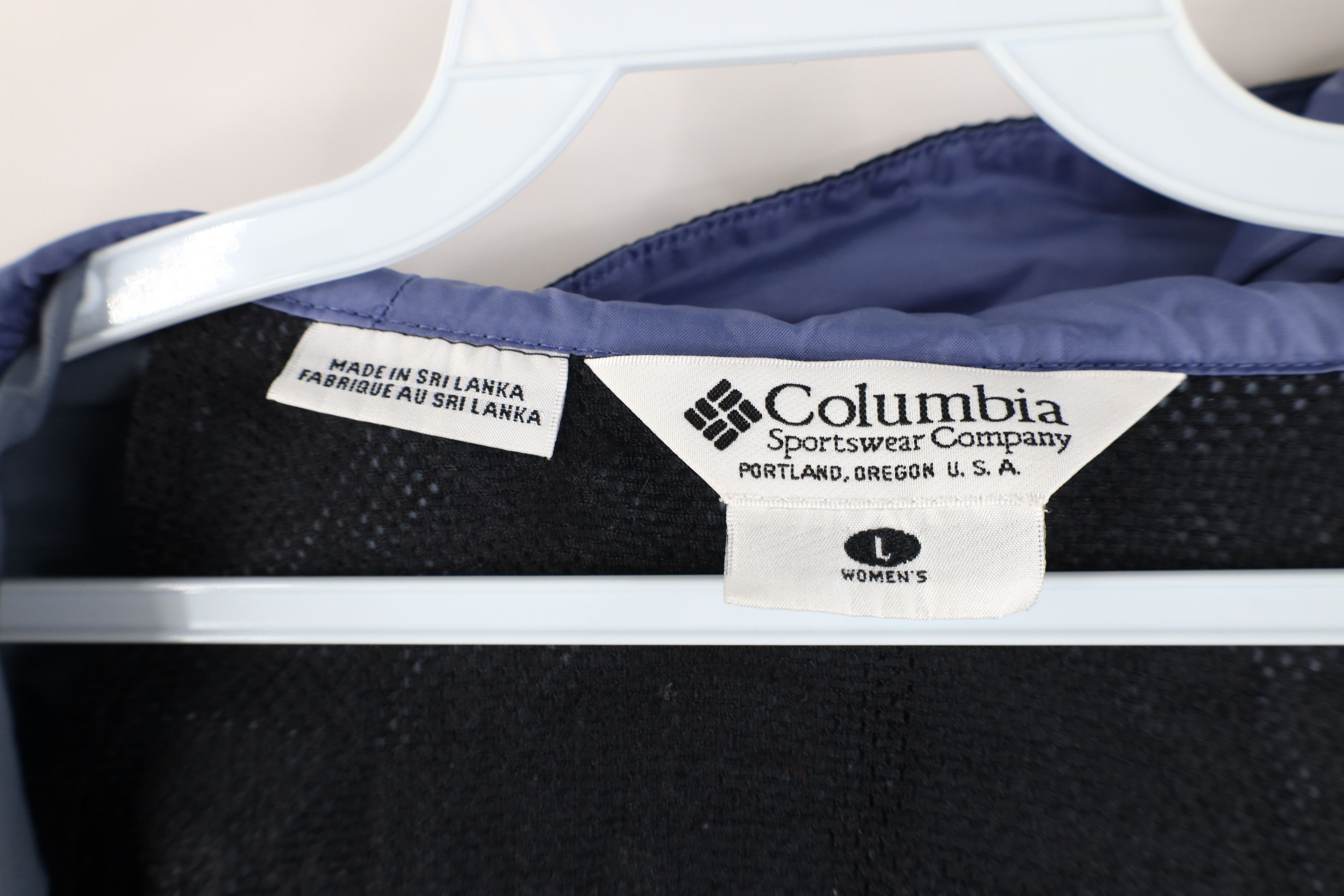 Columbia Vintage 90s Columbia Packable Hooded Rain Windbreaker Jacket Size L / US 10 / IT 46 - 11 Thumbnail