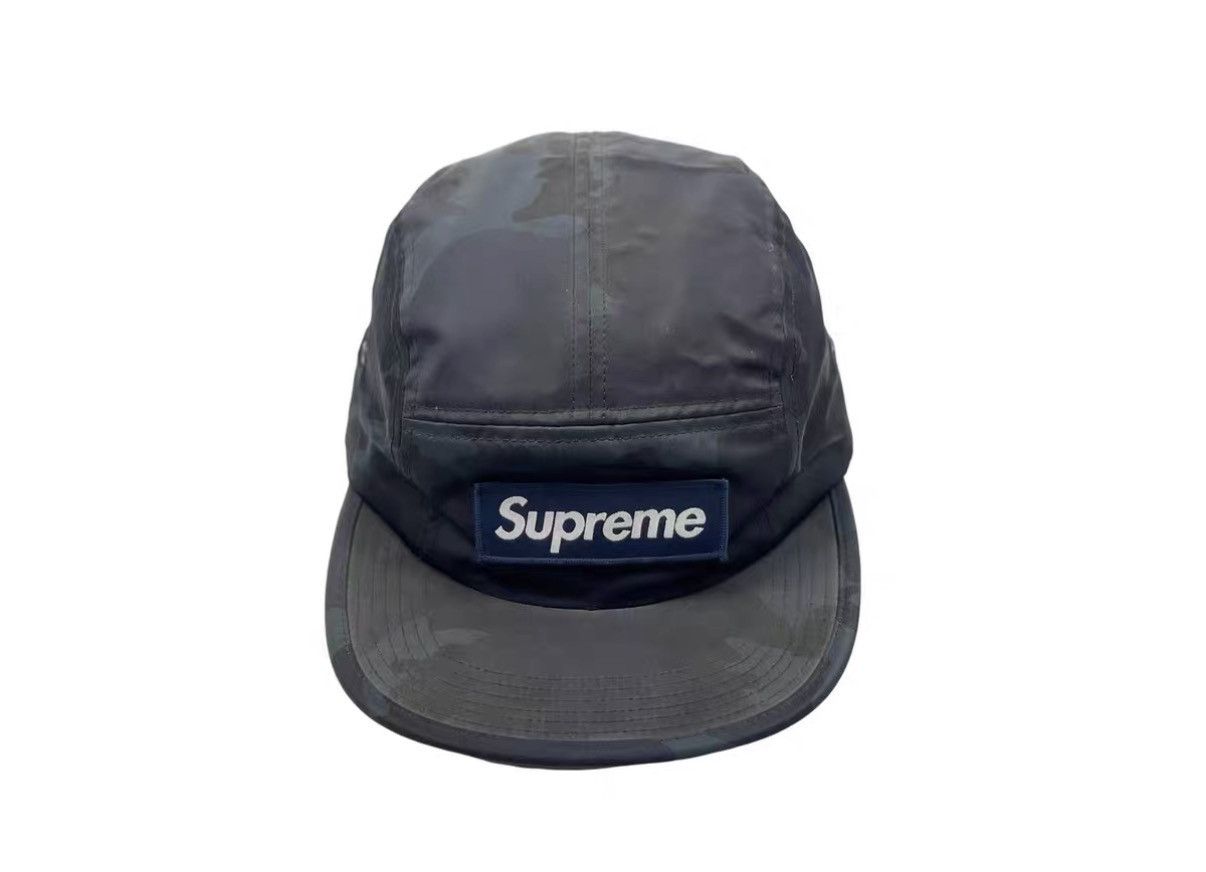 Supreme Supreme Navy Camo Box Logo Camp Cap 5-Panel Camp Cap J31 Size ONE SIZE - 2 Thumbnail
