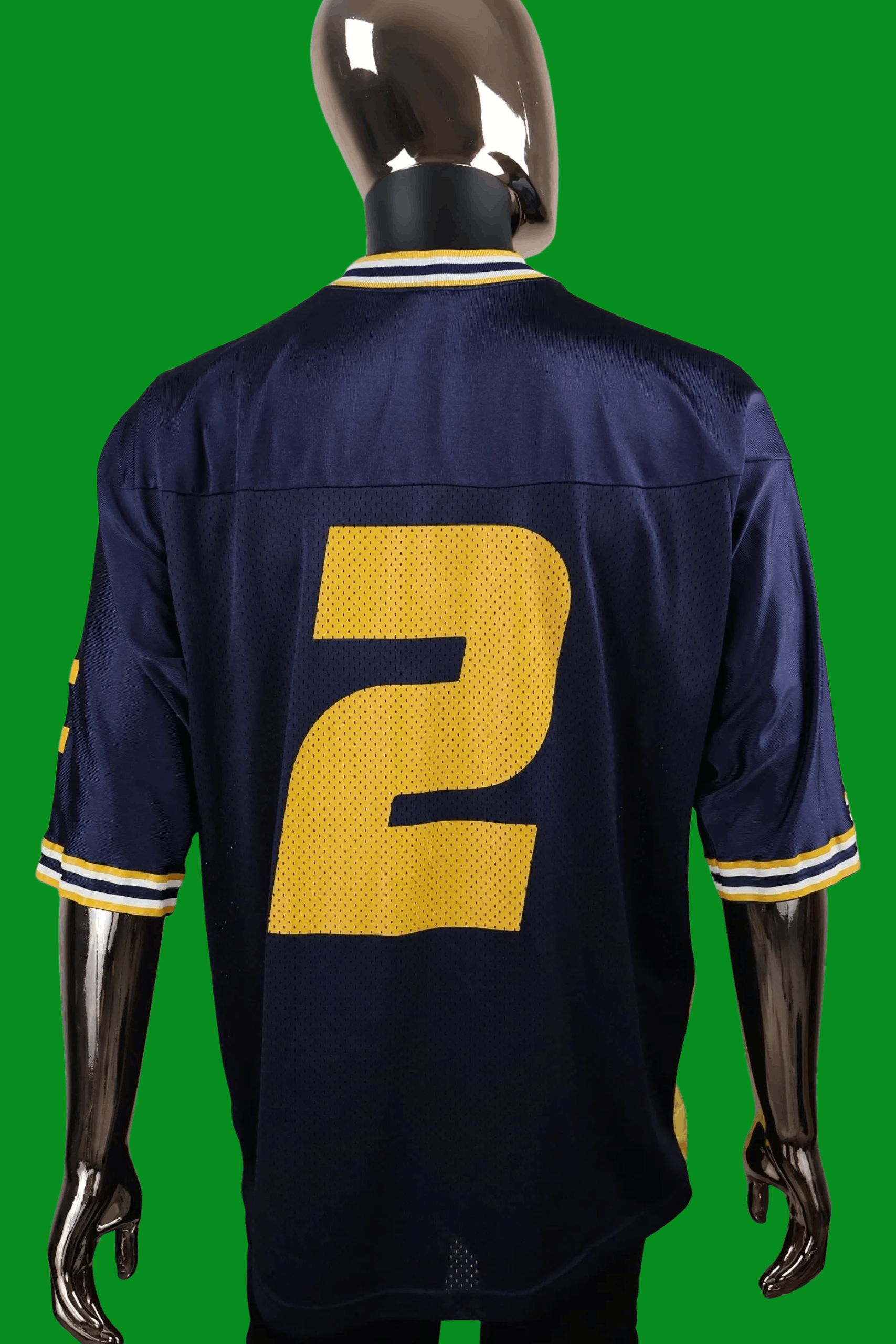 Nike Nike WV University Blue #2 Throwback NCAA Football Jersey Size US XL / EU 56 / 4 - 5 Thumbnail