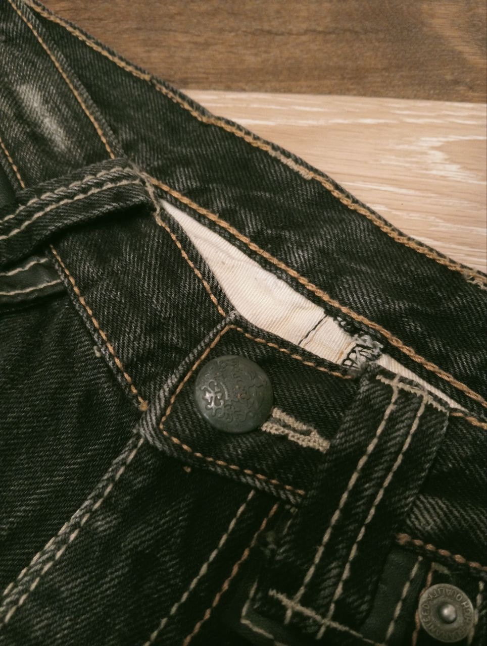 If Six Was Nine TRIM JAPAN DISTRESSED JEANS Size US 30 / EU 46 - 5 Thumbnail