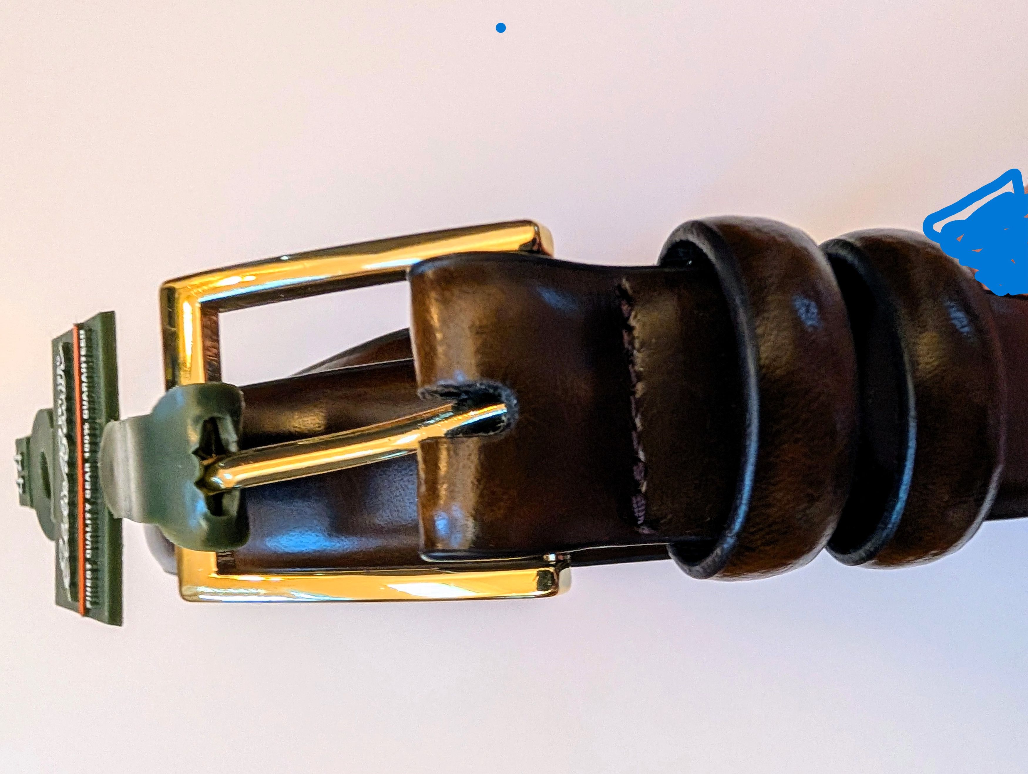 Eddie Bauer Eddie Bauer Leather Belt - 44 Size 44 - 1 Thumbnail
