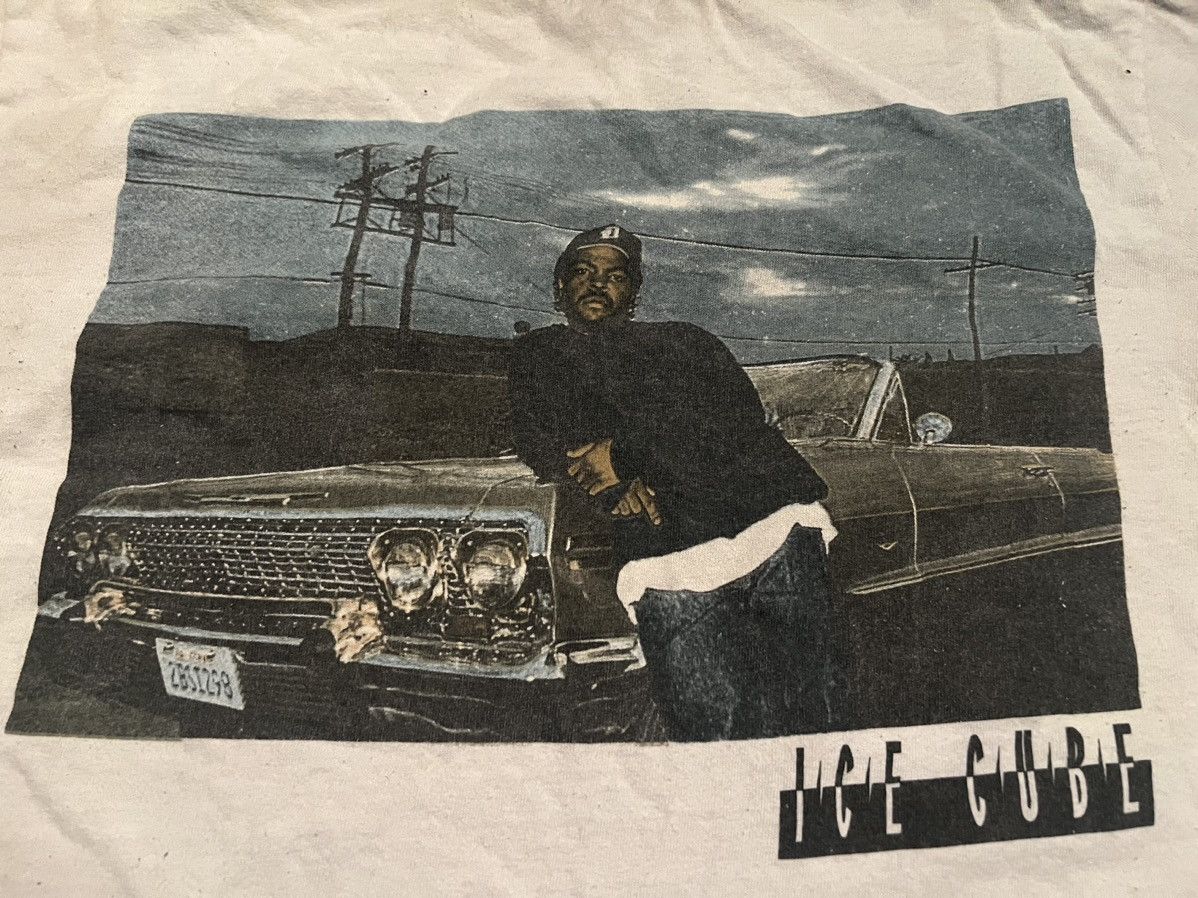 Vintage Ice Cube Doughboy Boyz N The Hood Graphic Tee Black Ringer Size US M / EU 48-50 / 2 - 3 Thumbnail