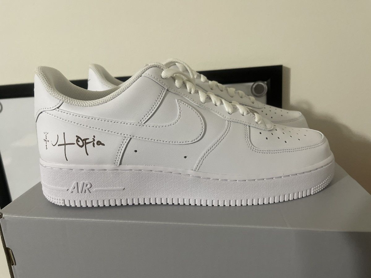 TRAVIS SCOTT NIKE AIR FORCE UTOPIA *SIZE 11* SHIPS TODA