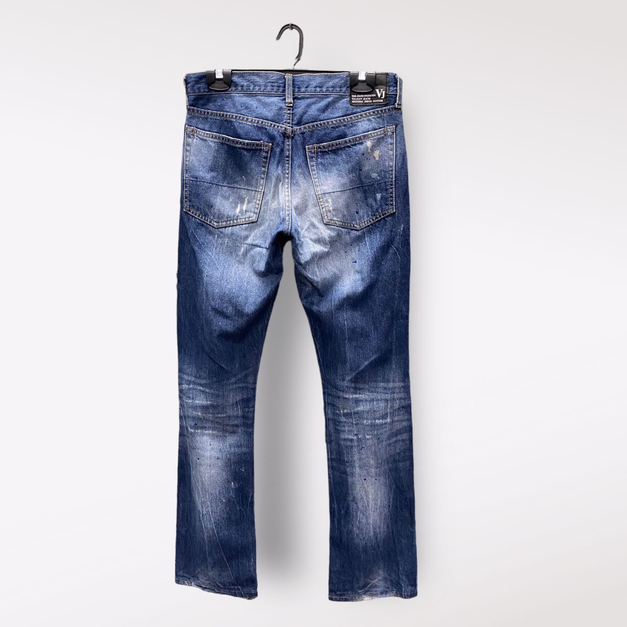 If Six Was Nine 💥BEST OFFER💥VALMAN JEANS DOT COLOUR RAPPER DENIM Size US 31 - 2 Thumbnail