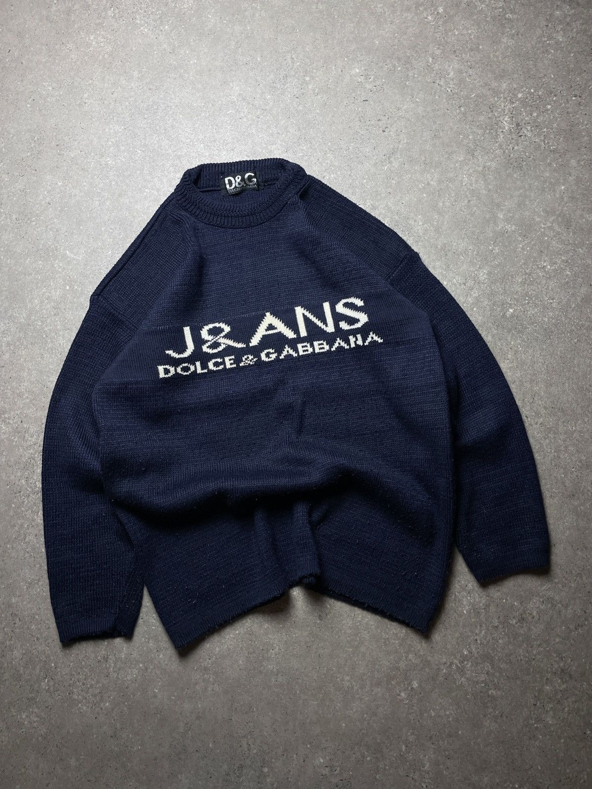 Dolce & Gabbana Vintage y2k dolce gabbana big logo bootleg sweater Size US M / EU 48-50 / 2 - 1 Thumbnail