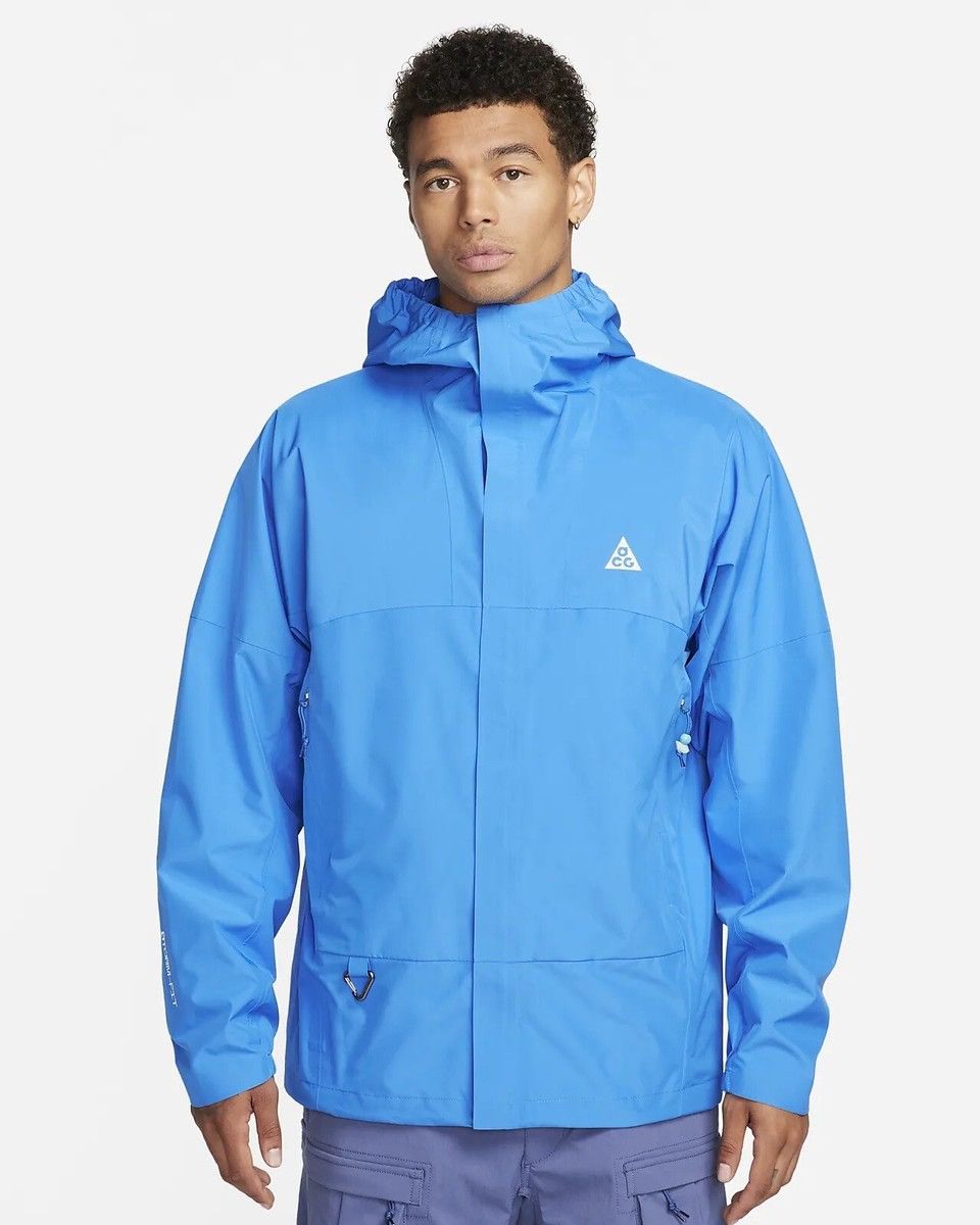 Nike ACG Nike ACG Storm Fit Cascade Rains Waterproof Jacket Blue Size US M / EU 48-50 / 2 - 2 Thumbnail