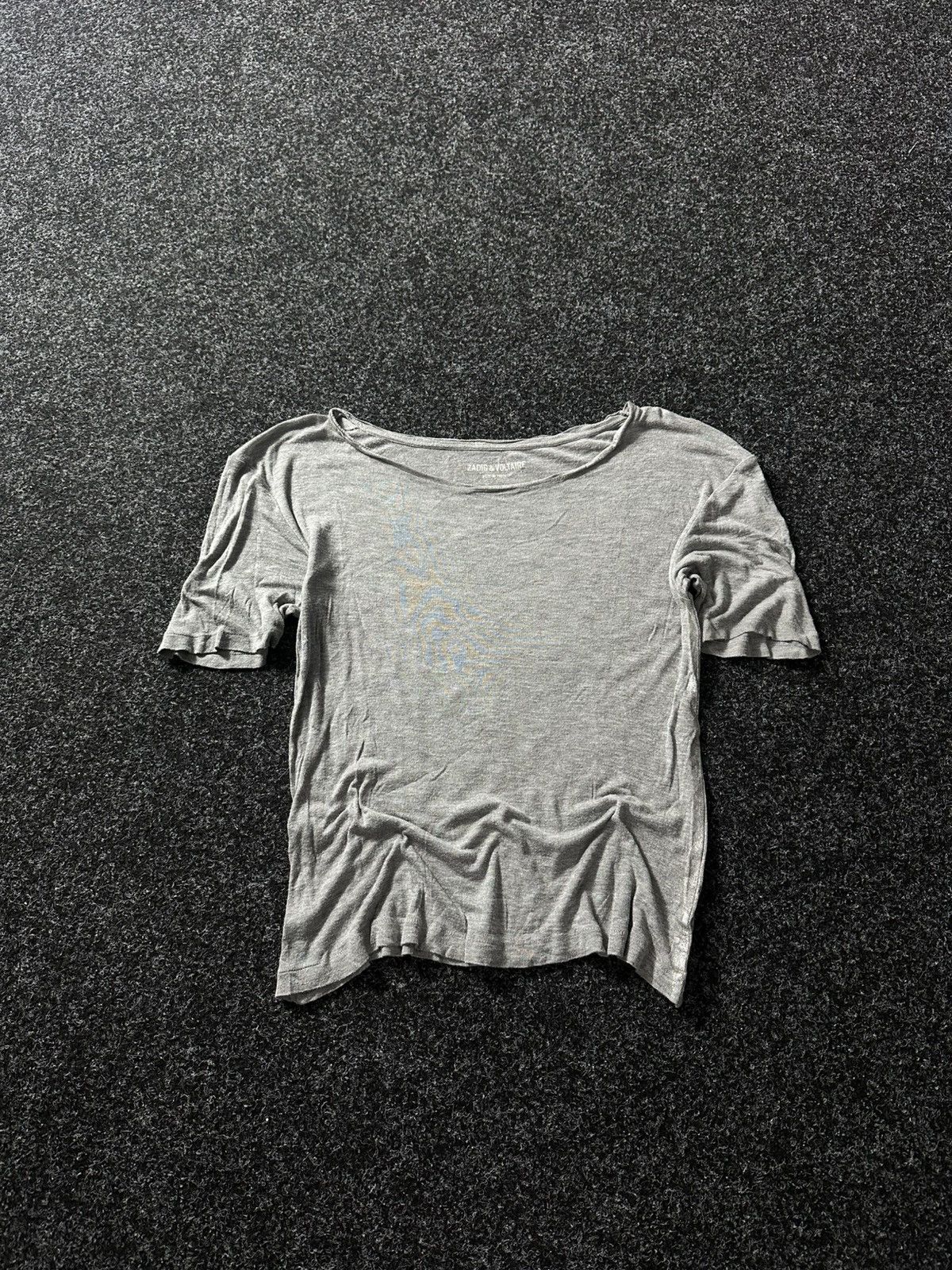 Vintage × Zadig & Voltaire 🚨VNTG Zadig & Voltaire LOVE BIG LOGO Degrade Skull T Shirt Size M / US 6-8 / IT 42-44 - 1 Thumbnail