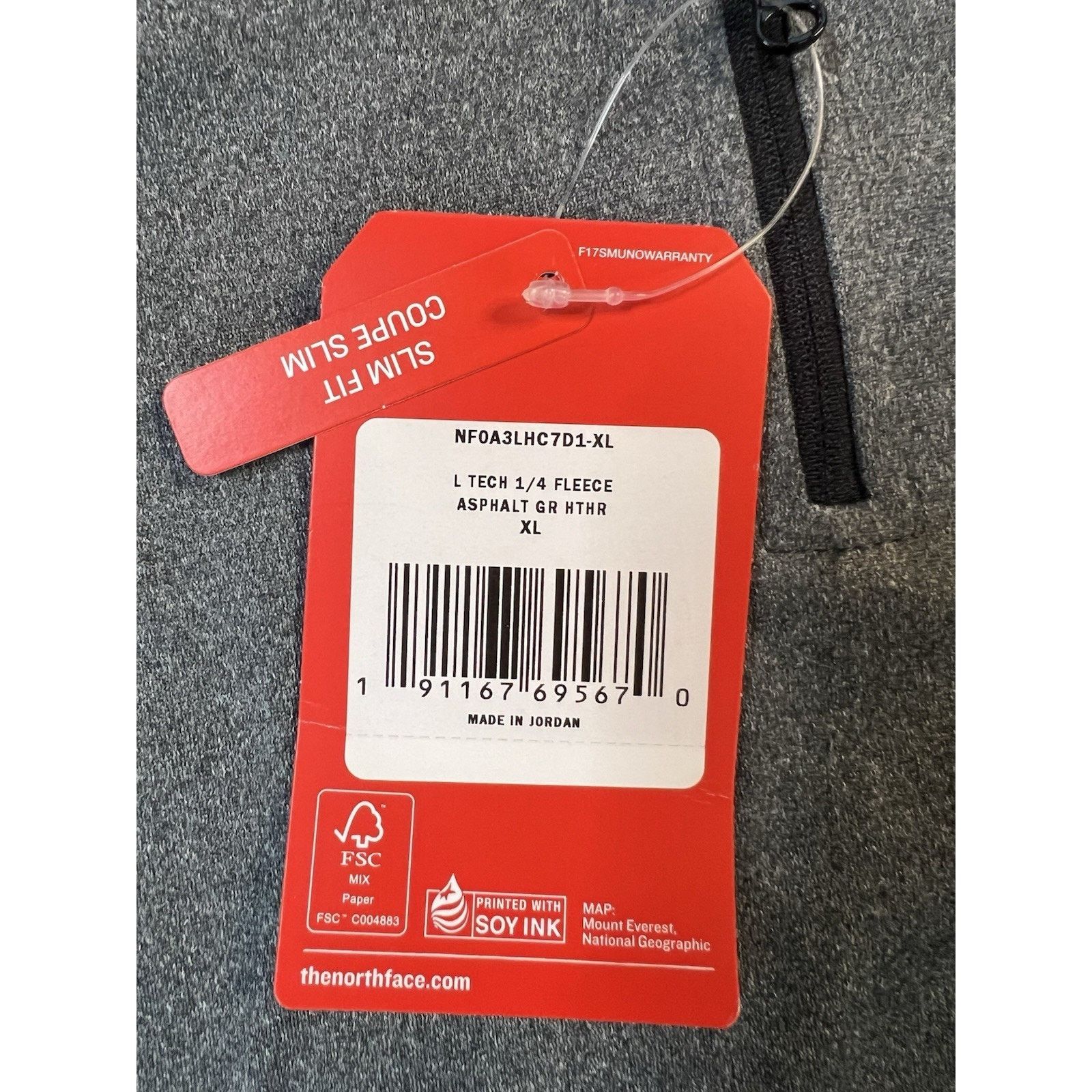 The North Face The North Face Women’s Tech Fleece Jacket Gray Size XL Size XL / US 12-14 / IT 48-50 - 3 Thumbnail
