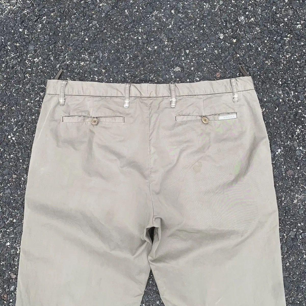 Designer × Prada × Vintage Prada W34 L33 Trousers Blank Designer Chino Pants Size US 34 / EU 50 - 17 Thumbnail