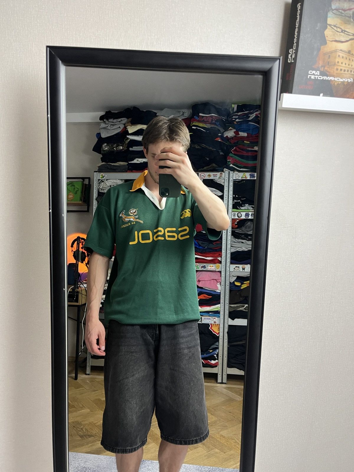 Canterbury of New Zealand Vintage 2000’s Canterbury South Africa Rugby Shirt Y2k Rare Size US L / EU 52-54 / 3 - 2 Thumbnail