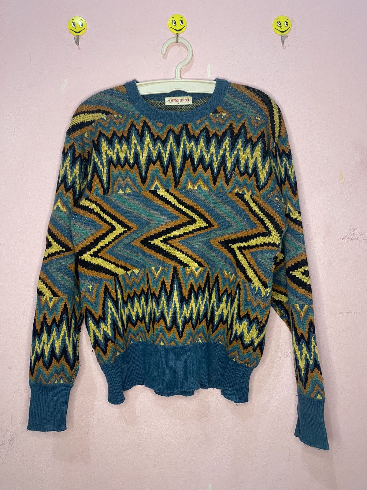 Native × Vintage Vintage maruman navajo native design wool knitwear Size M / US 6-8 / IT 42-44 - 3 Thumbnail