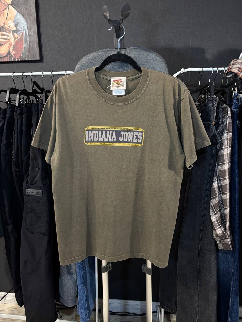 Vintage Indiana Jones vintage T-shirt Size:M Size US M / EU 48-50 / 2 - 2 Thumbnail