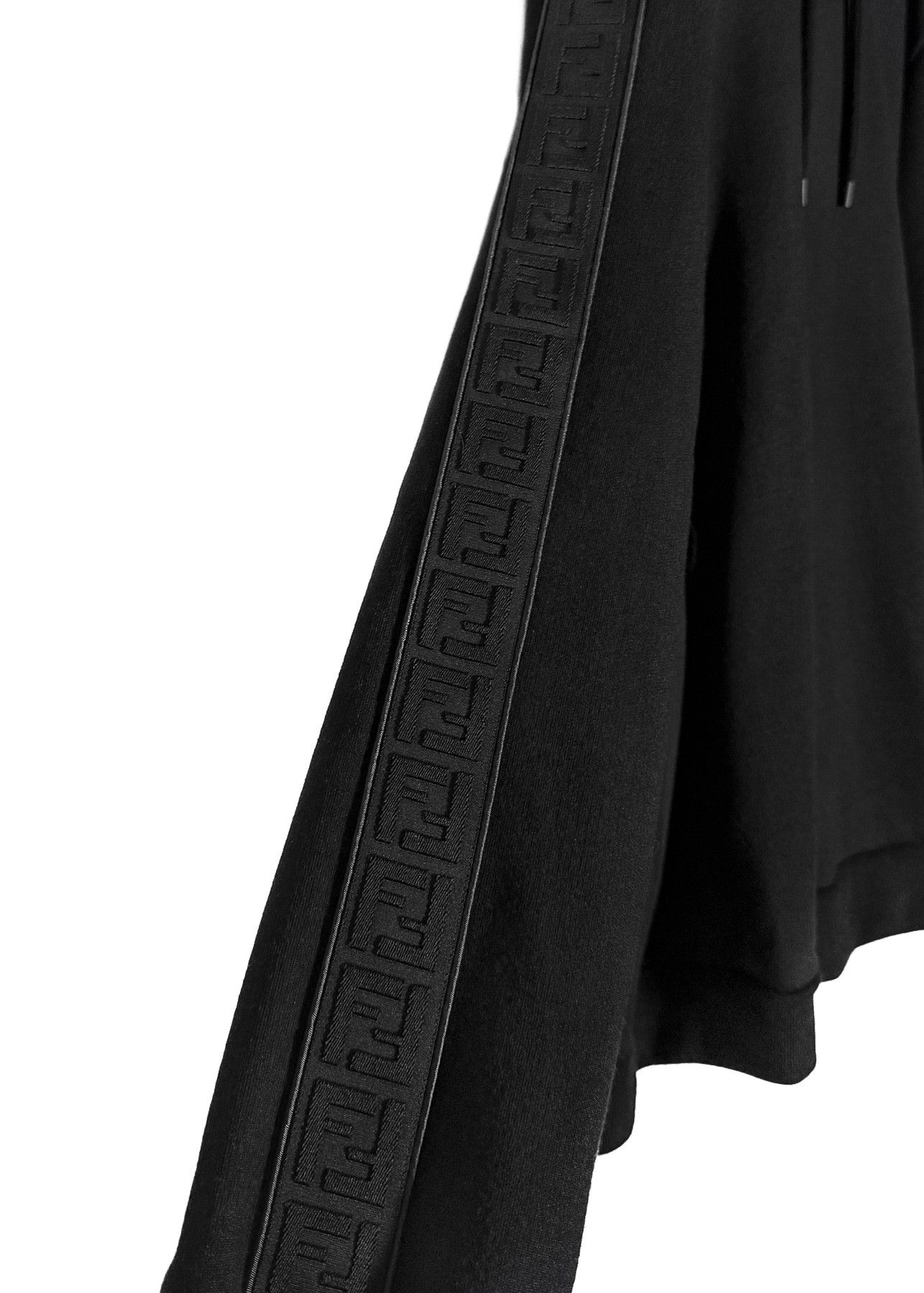 Fendi Fendi Black FF Zucca Logo Bands Hoodie Size US XXL / EU 58 / 5 - 5 Thumbnail
