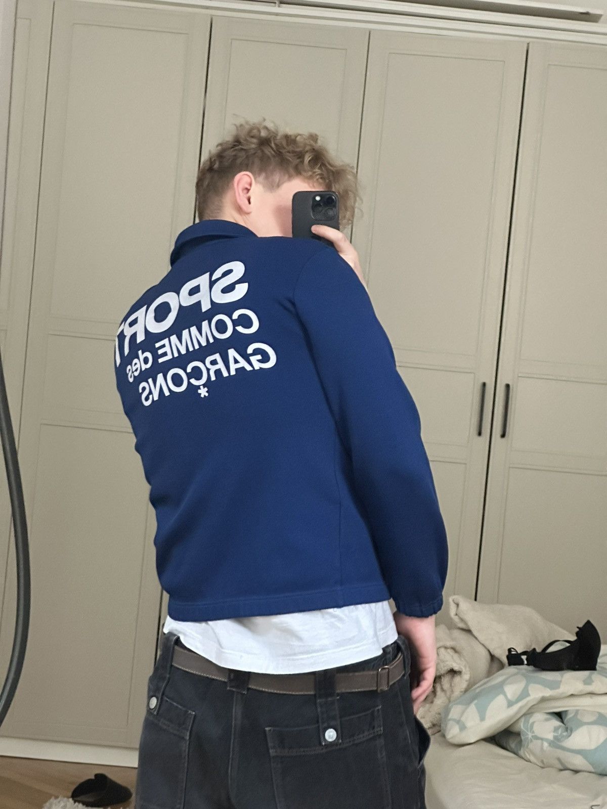 Comme des Garcons Comme Des Garçons 2003 Vintage Archive 1/3 zip Polo Sleeve Size US S / EU 44-46 / 1 - 12 Thumbnail