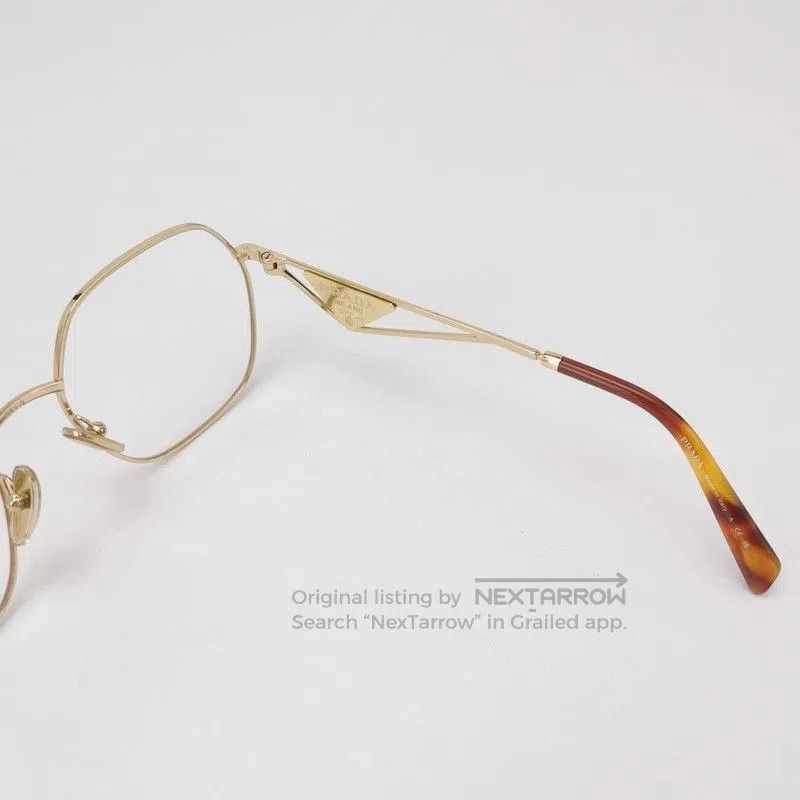 Prada Prada Triangular Logo Full Frame Eyeglasses. Size ONE SIZE - 5 Thumbnail