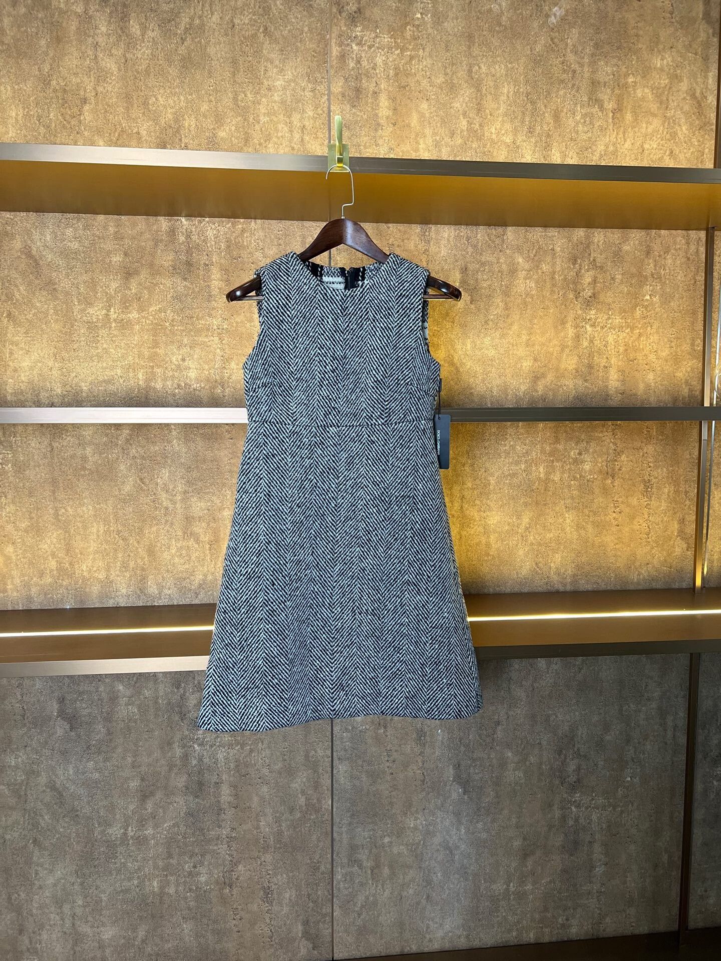 Dolce & Gabbana D&G Wool Vest Dress Size S / US 4 / IT 40 - 1 Thumbnail