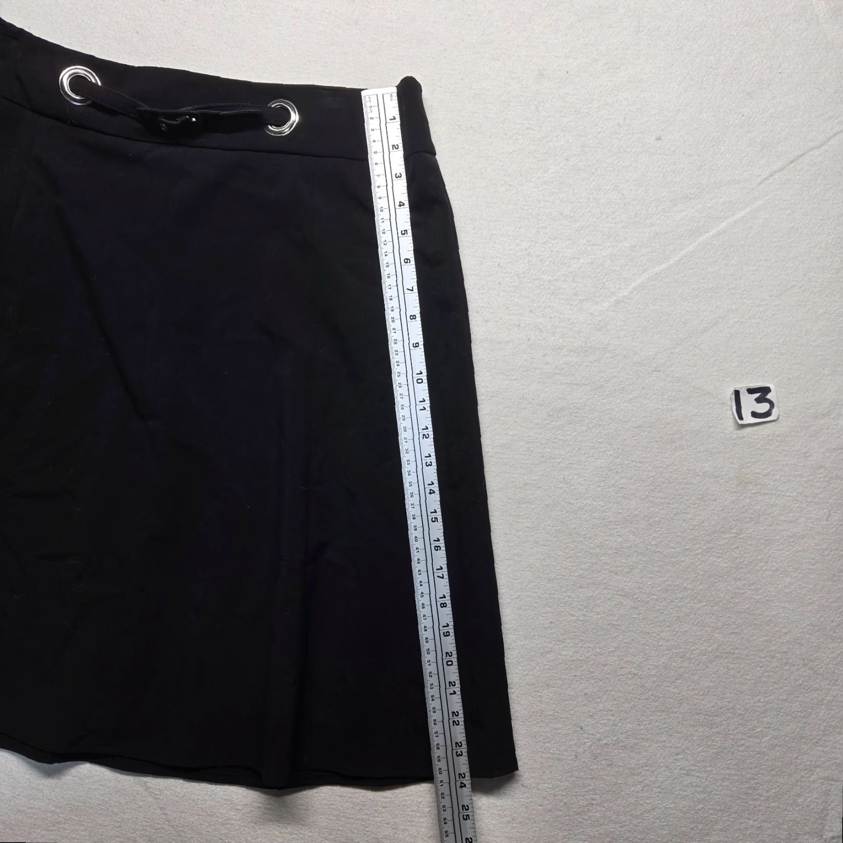 Vintage Cato Skirt Women Long A-Line Solid Black 14 Casual Preppy Bohemian 14 Women Size 36" / US 14 / IT 50 - 6 Thumbnail