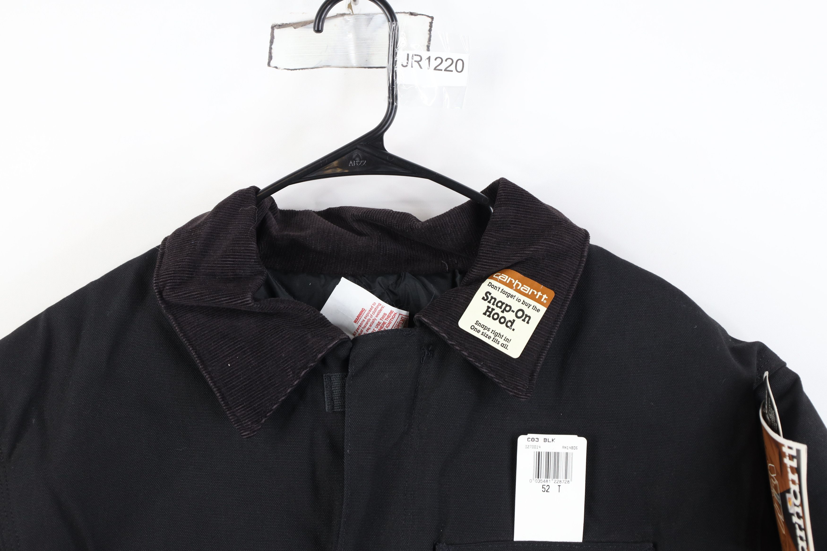 Carhartt Deadstock Vintage 90s Carhartt Chore Barn Jacket Black USA Size US XXL / EU 58 / 5 - 2 Thumbnail