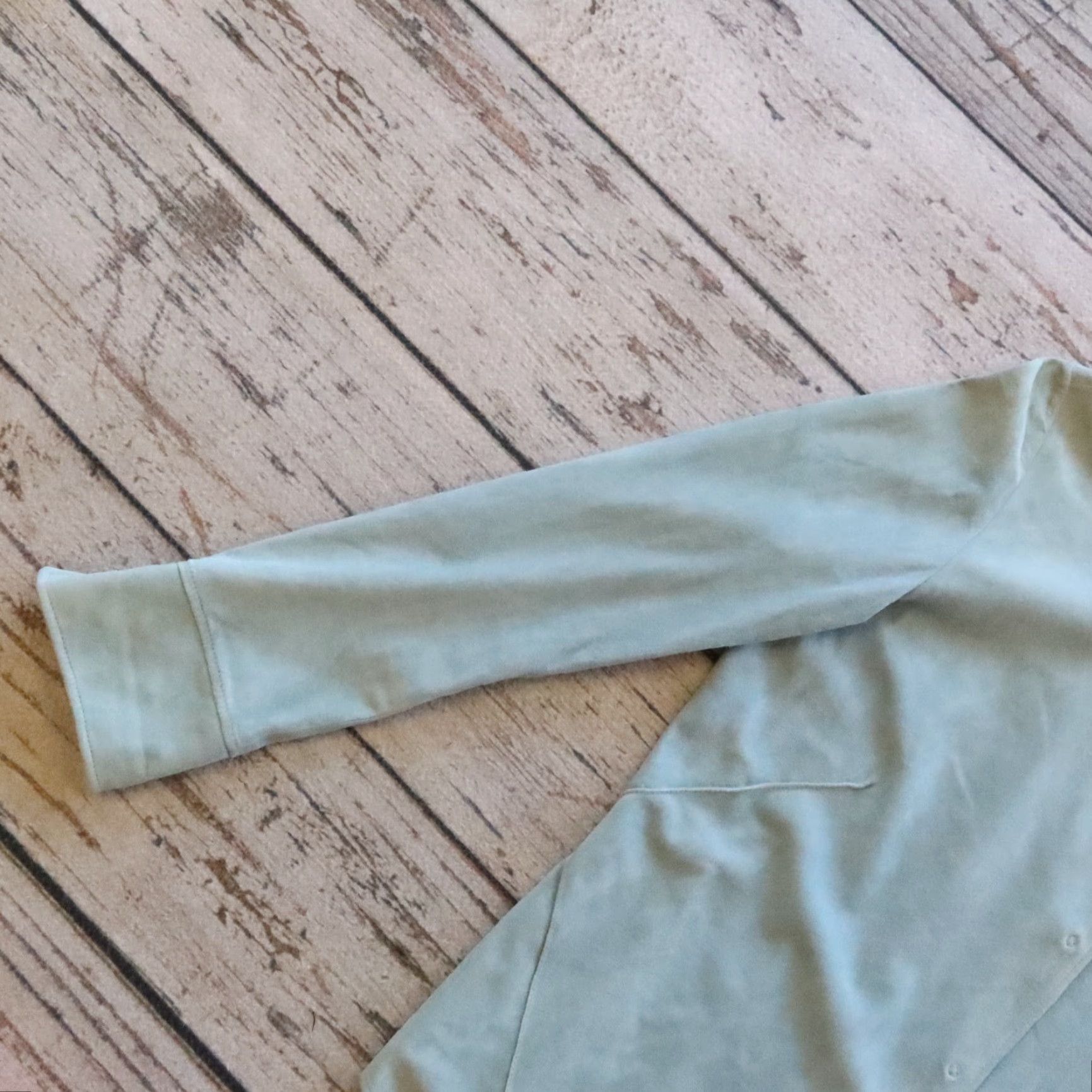Loro Piana VTG Loro Piana Suede Leather Jacket Women - 46 Blue Overcoat Jacket Size L / US 10 / IT 46 - 4 Thumbnail