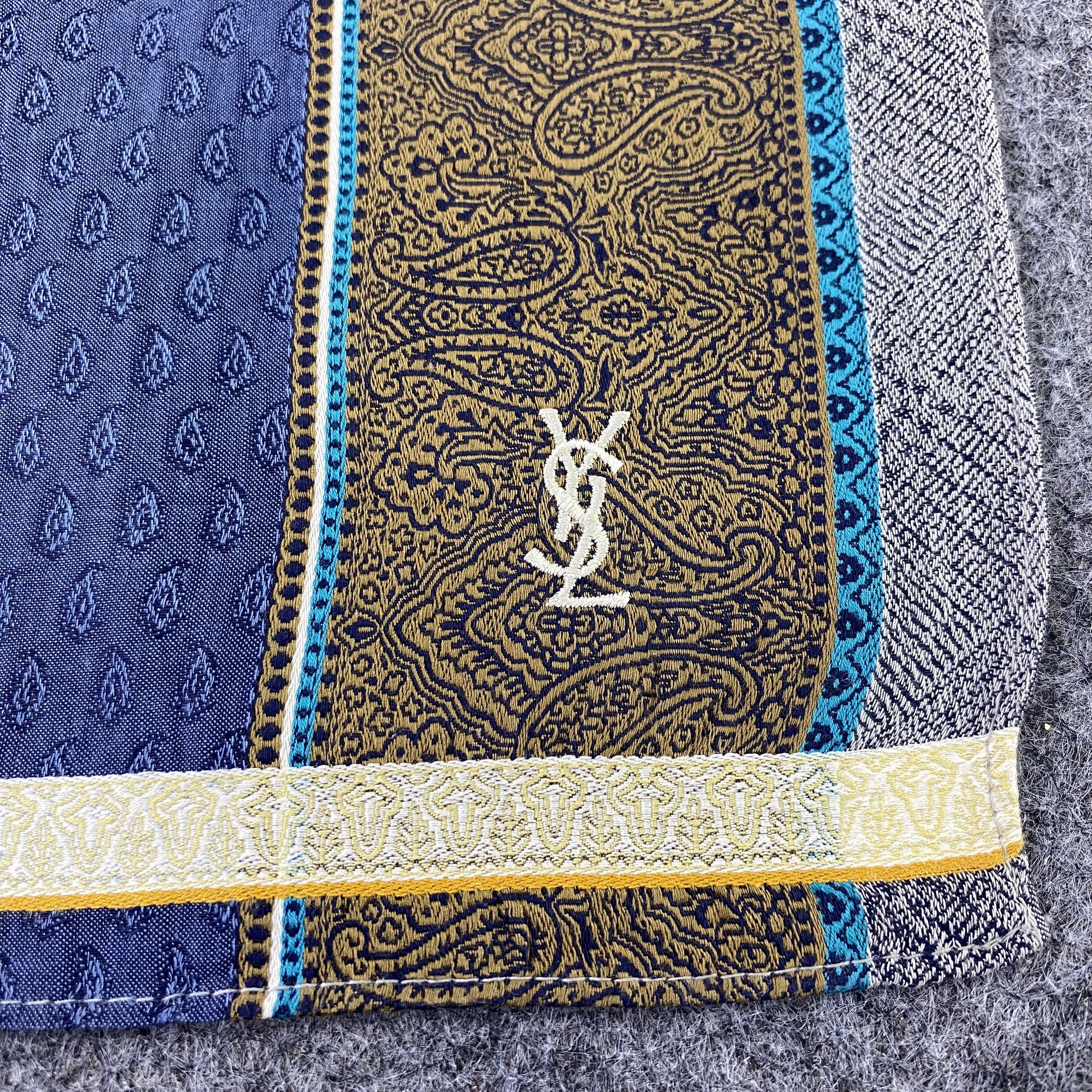 Designer Yves Saint Laurent Handkerchief / Bandana /Neckerchief-B1493 Size ONE SIZE - 7 Thumbnail