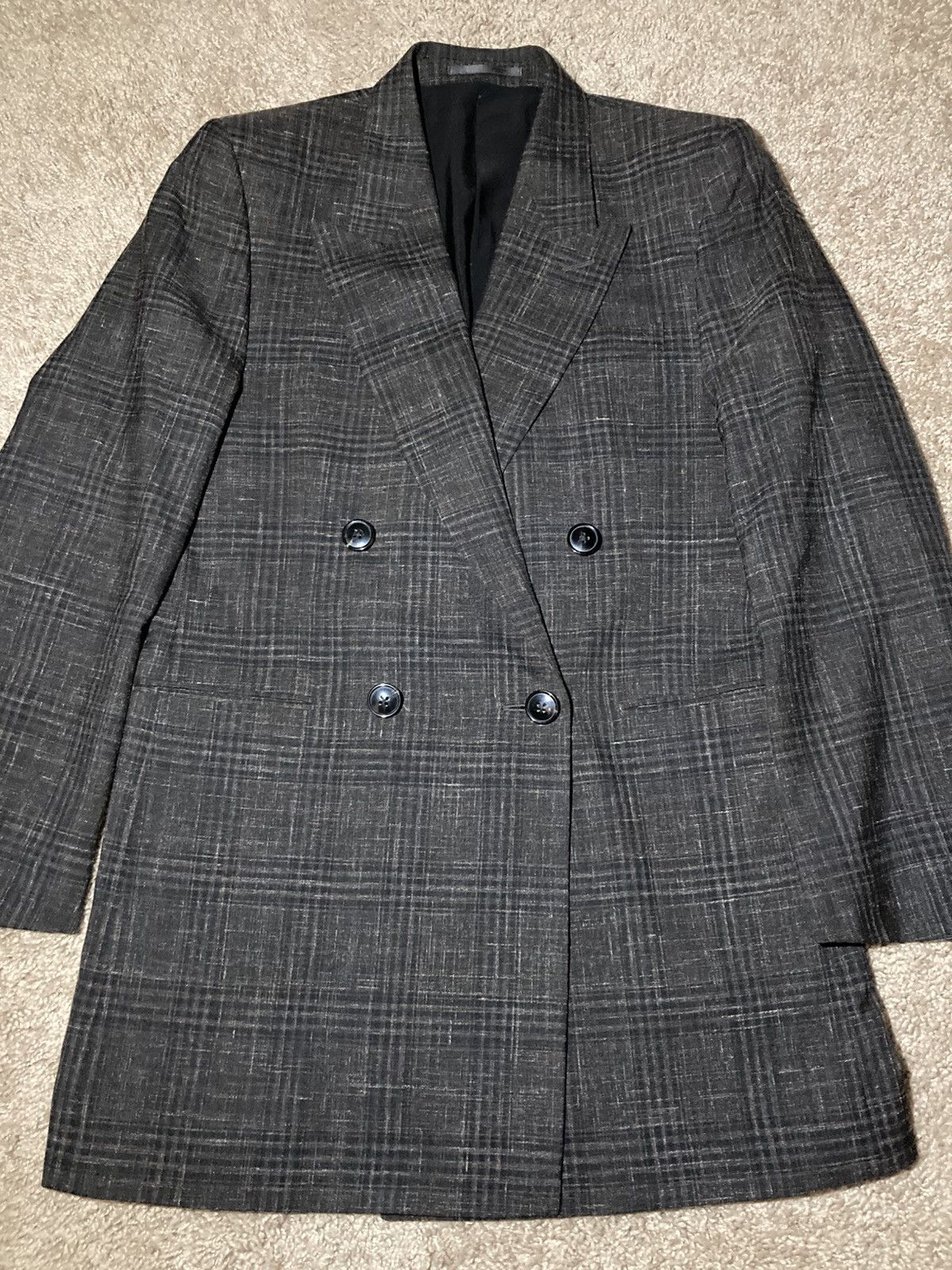 Martine Rose SS20 Martine Rose Prince of Wales Tailored Suit Jacket 2020 Size 46R - 1 Thumbnail