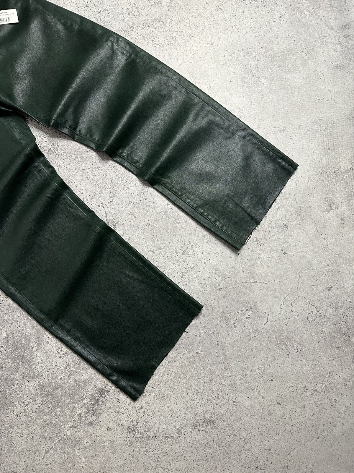 L'AGENCE RRP $320 L’agence Wanda Forest Coated Wide Leg Crop Pants Size 26" / US 2 / IT 38 - 5 Thumbnail