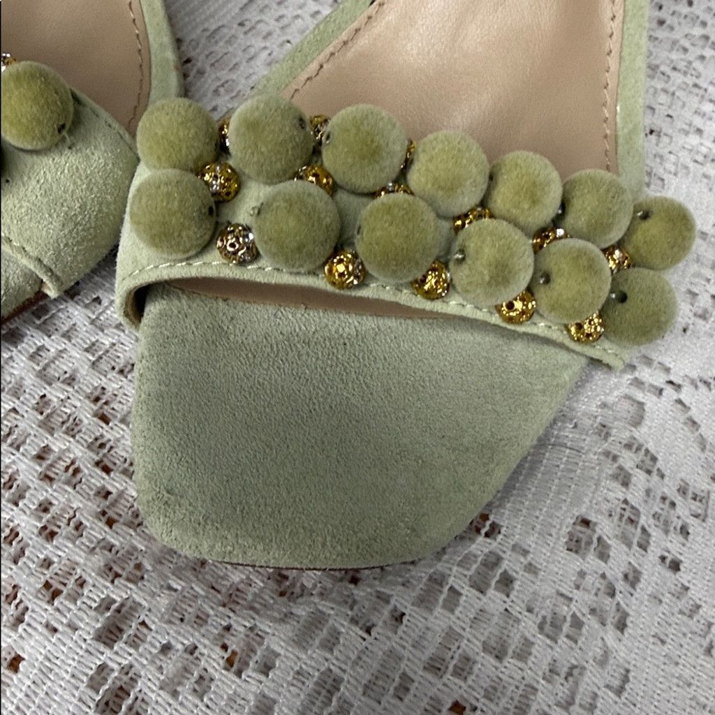 Sam Edelman Sam Edelman Luella leather ankle strap embellished heels 7.5 Size US 7.5 / IT 37.5 - 4 Thumbnail