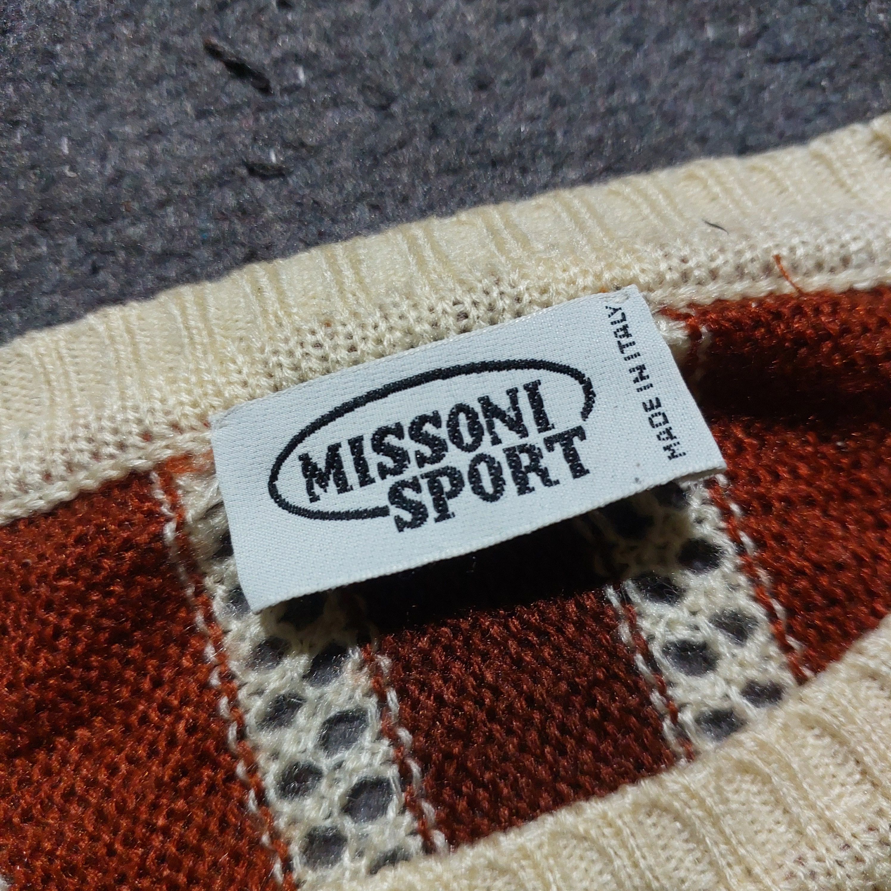 Missoni Missoni Sport multicolor stripe knitwear Size US S / EU 44-46 / 1 - 10 Thumbnail
