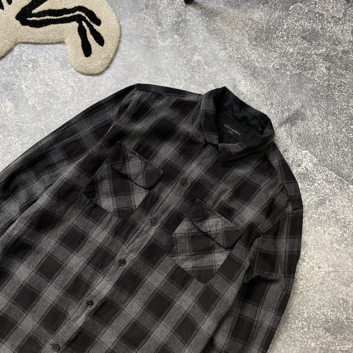 Allsaints Designer Allsaints Multipocket luxury black wool overshirt Size US S / EU 44-46 / 1 - 2 Thumbnail