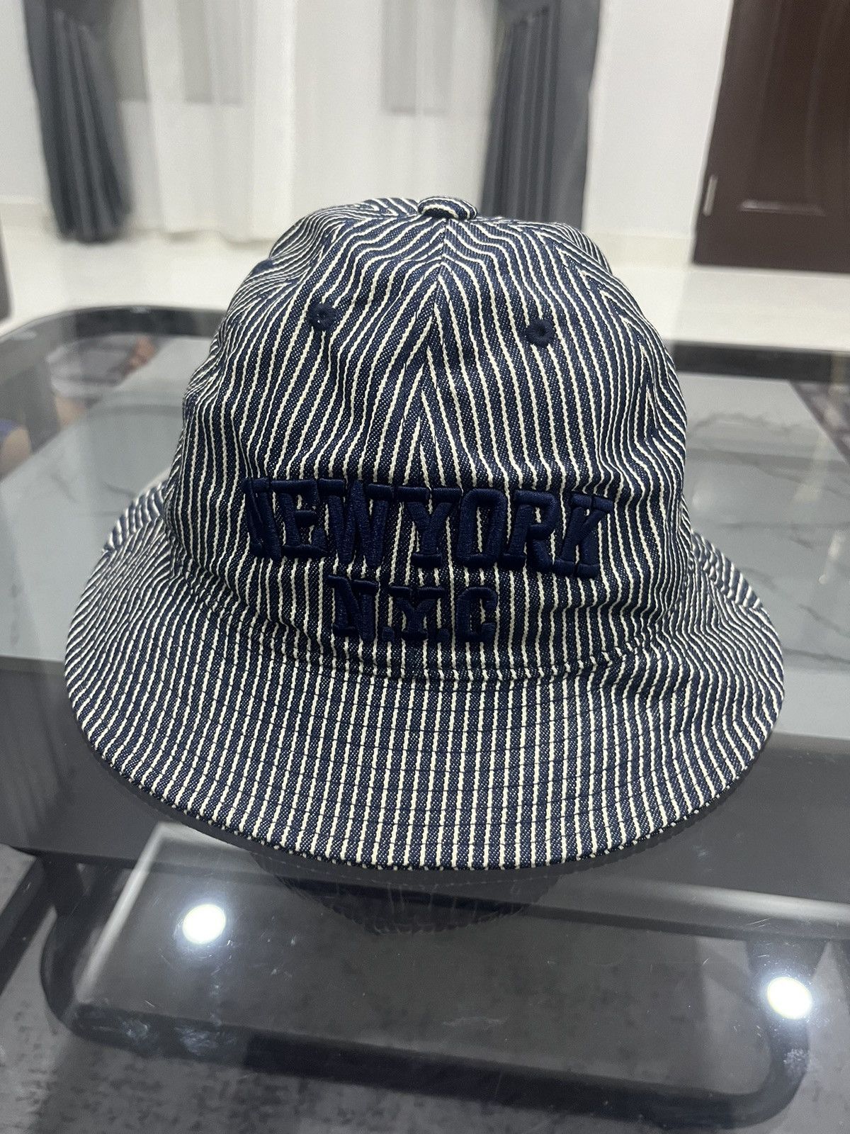 Japanese Brand × Vintage VINTAGE HICKORY BUCKET HAT Size ONE SIZE - 1 Thumbnail
