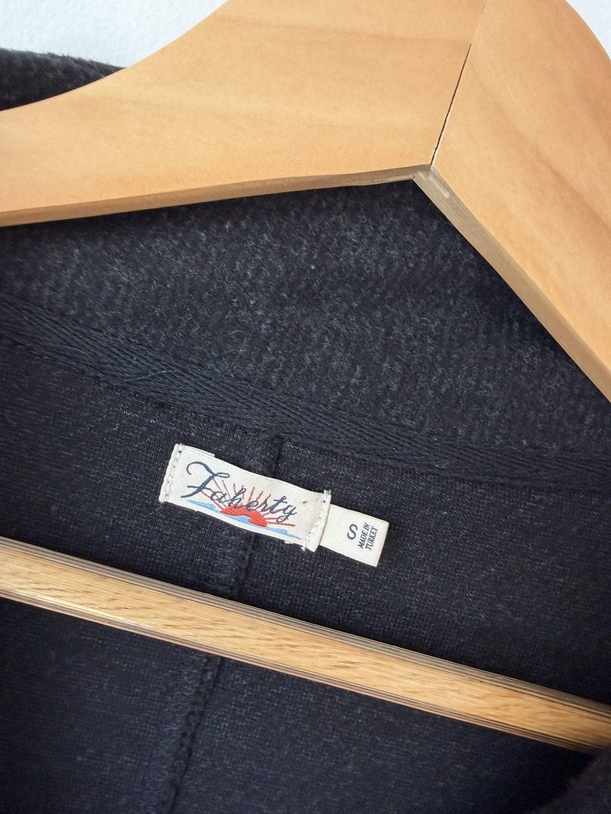 Faherty Cropped Textured Quarter Zip Pullover / Minimal Boxy Sweater Size US S / EU 44-46 / 1 - 2 Thumbnail