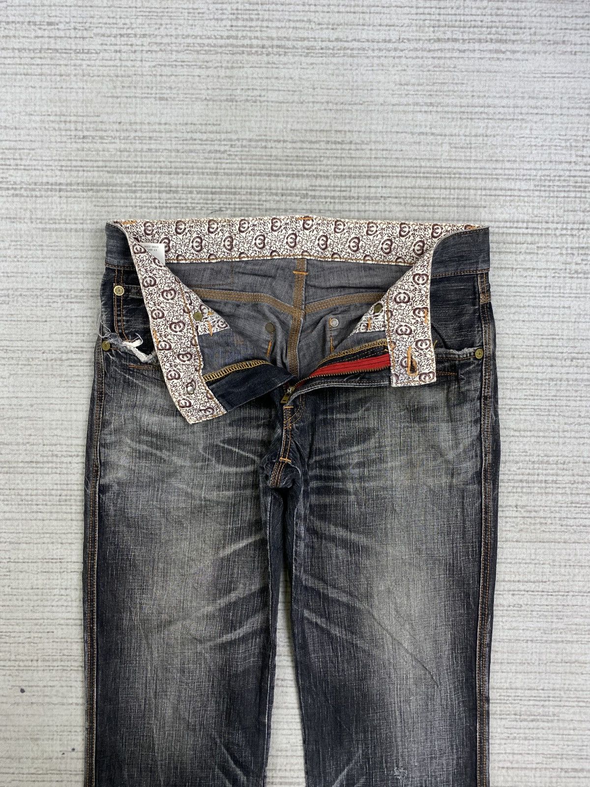 Edwin Vintage Edwin Flared Ash Grey Denim Jeans Size US 34 / EU 50 - 9 Thumbnail