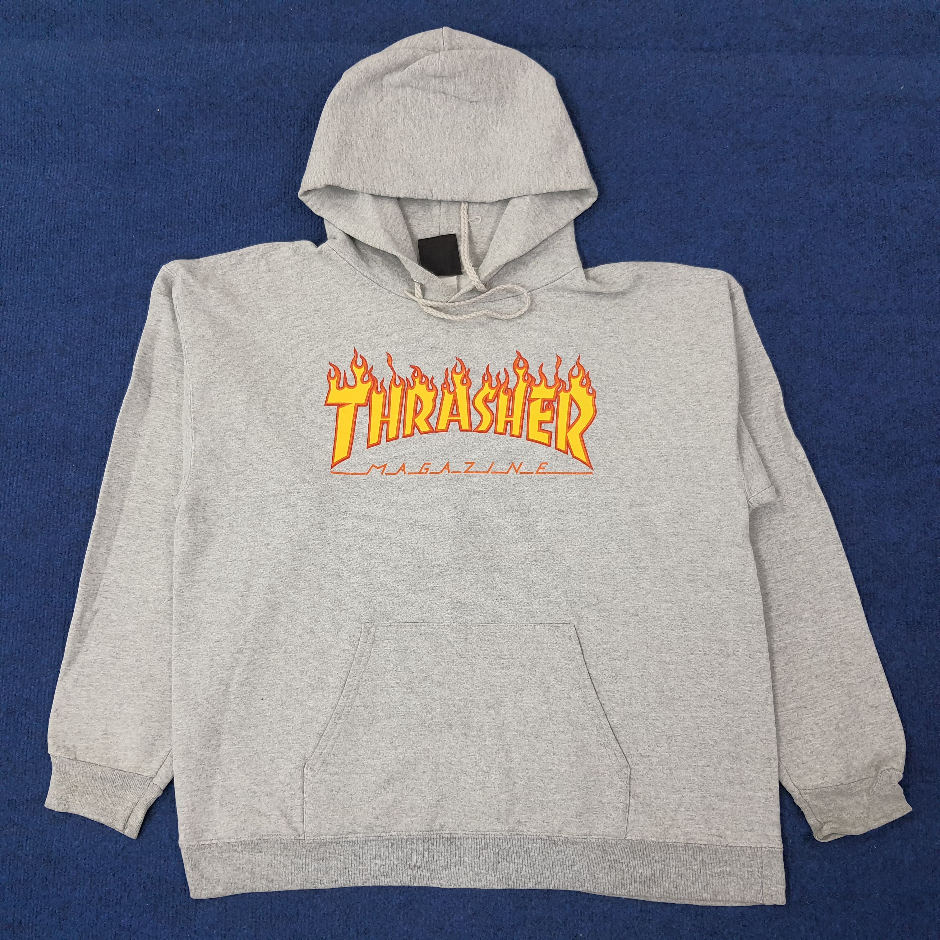 Thrasher Vintage Thrasher Magazine Skate Wear Hoodie C243N10 Size US M / EU 48-50 / 2 - 1 Thumbnail