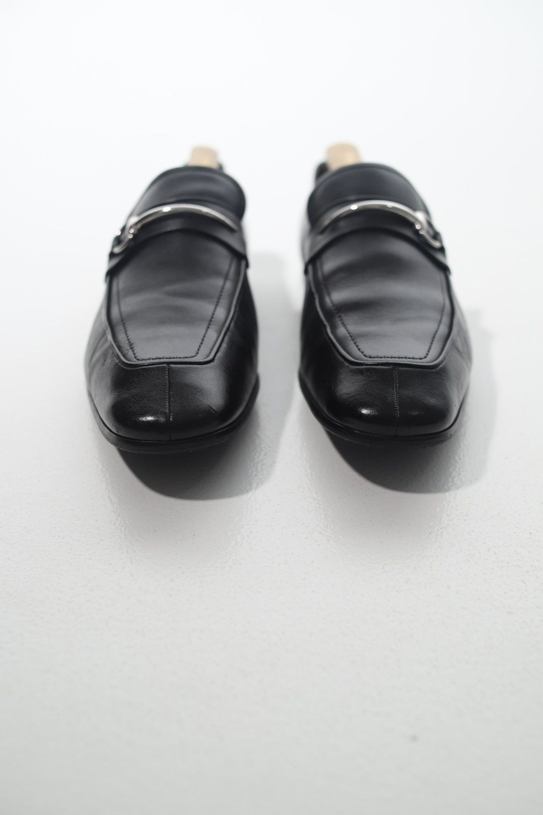 Gucci GUCCI Loafers Leather Shoes HORSEBIT Black Men’s Size US 9 / EU 42 - 4 Thumbnail