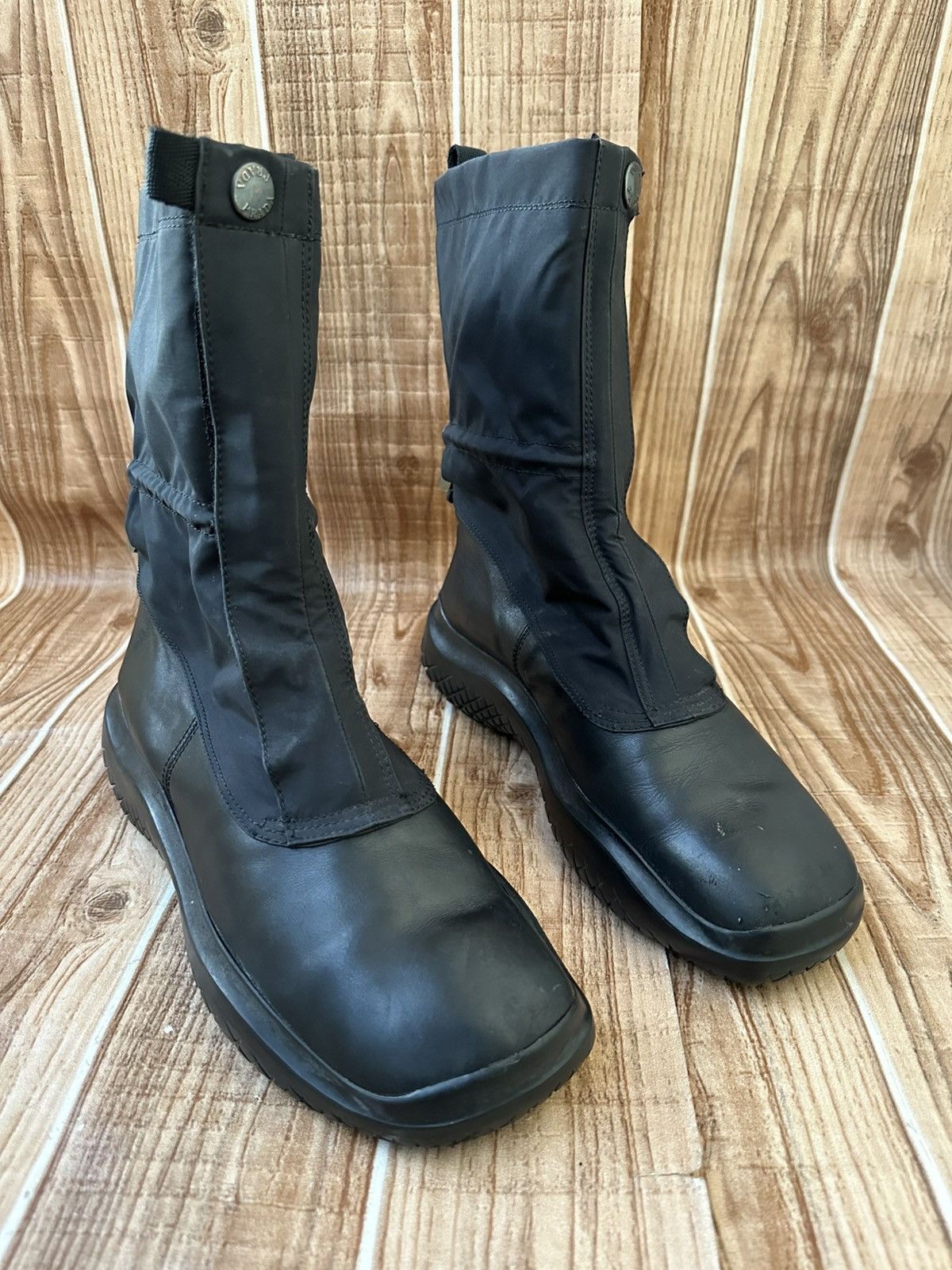 Prada Prada FW 1999 Boots - Black leather Boots Size US 7 / EU 40 - 14 Thumbnail