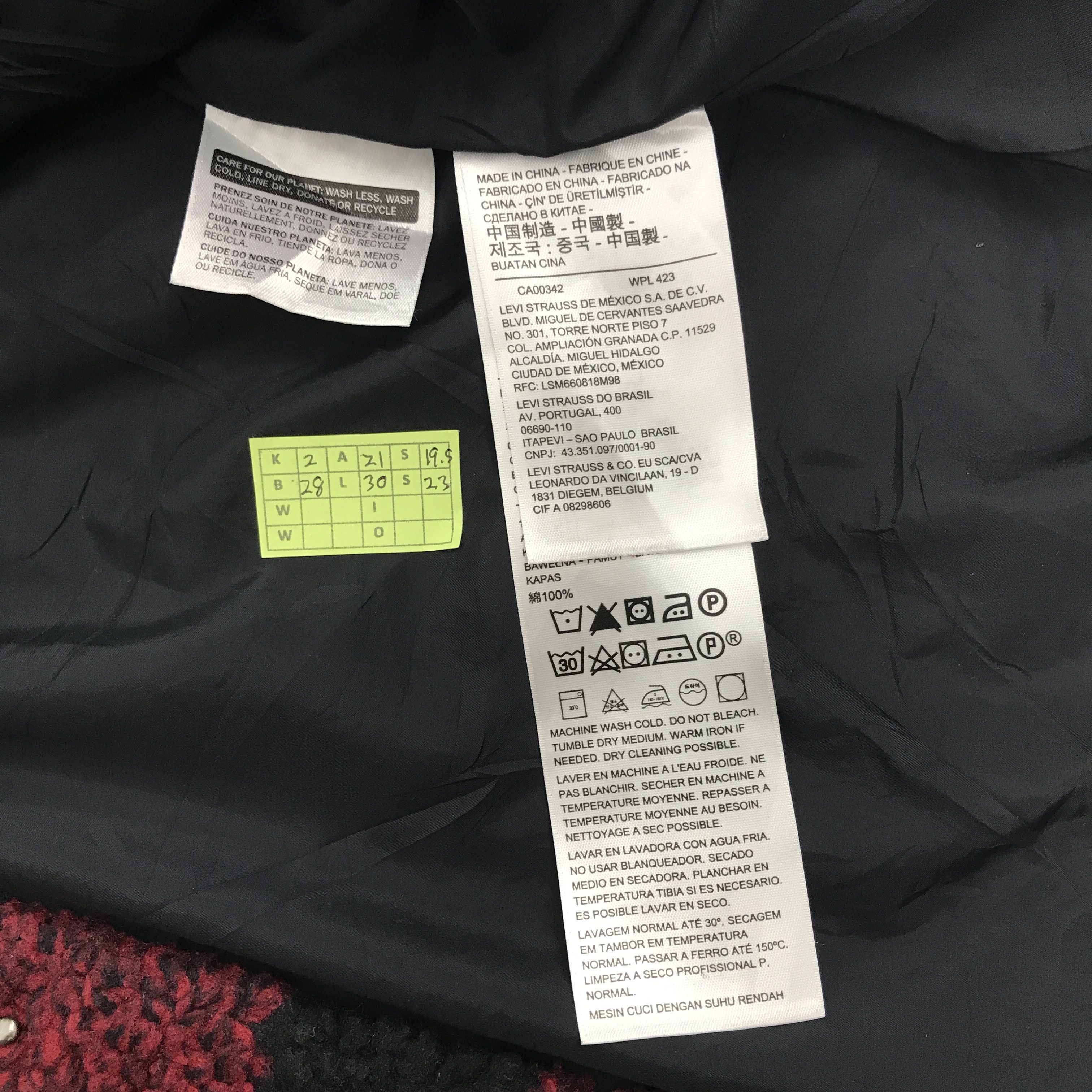 Levi's × Levi's Vintage Clothing × Vintage Vintage Levi Strauss and Co Sherpa snap button Jacket Size US S / EU 44-46 / 1 - 11 Thumbnail