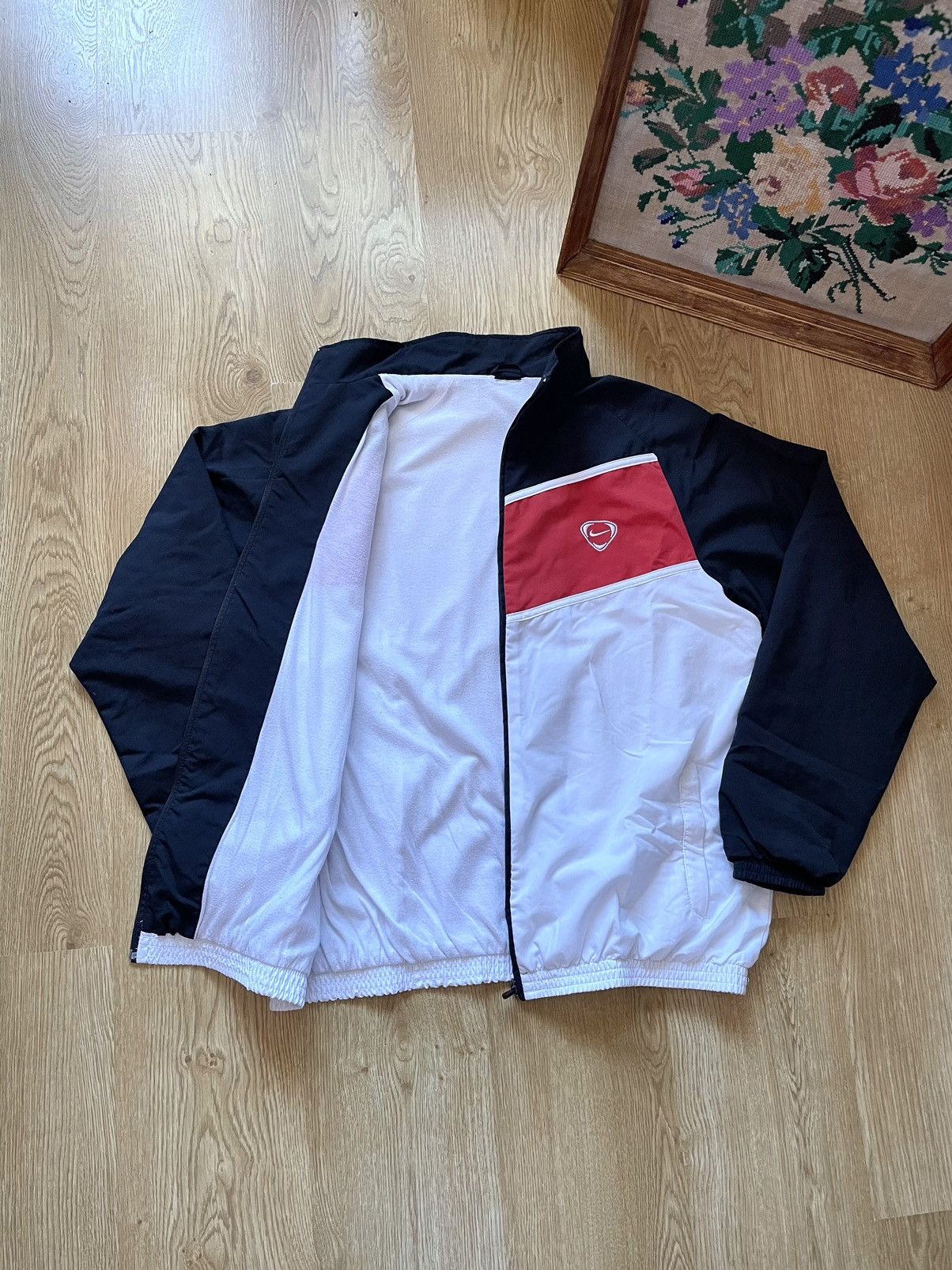 Nike × Vintage Vintage Y2K Nike Total 90 Drill Windbreaker Track Jacket Size US L / EU 52-54 / 3 - 8 Thumbnail