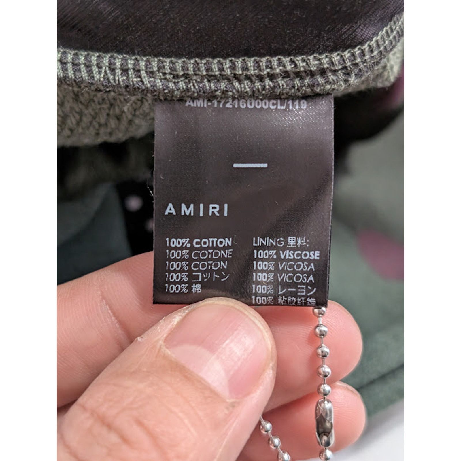 Amiri o1rshd1 Army Logo Sweatpant in Camo Size US 30 / EU 46 - 18 Thumbnail