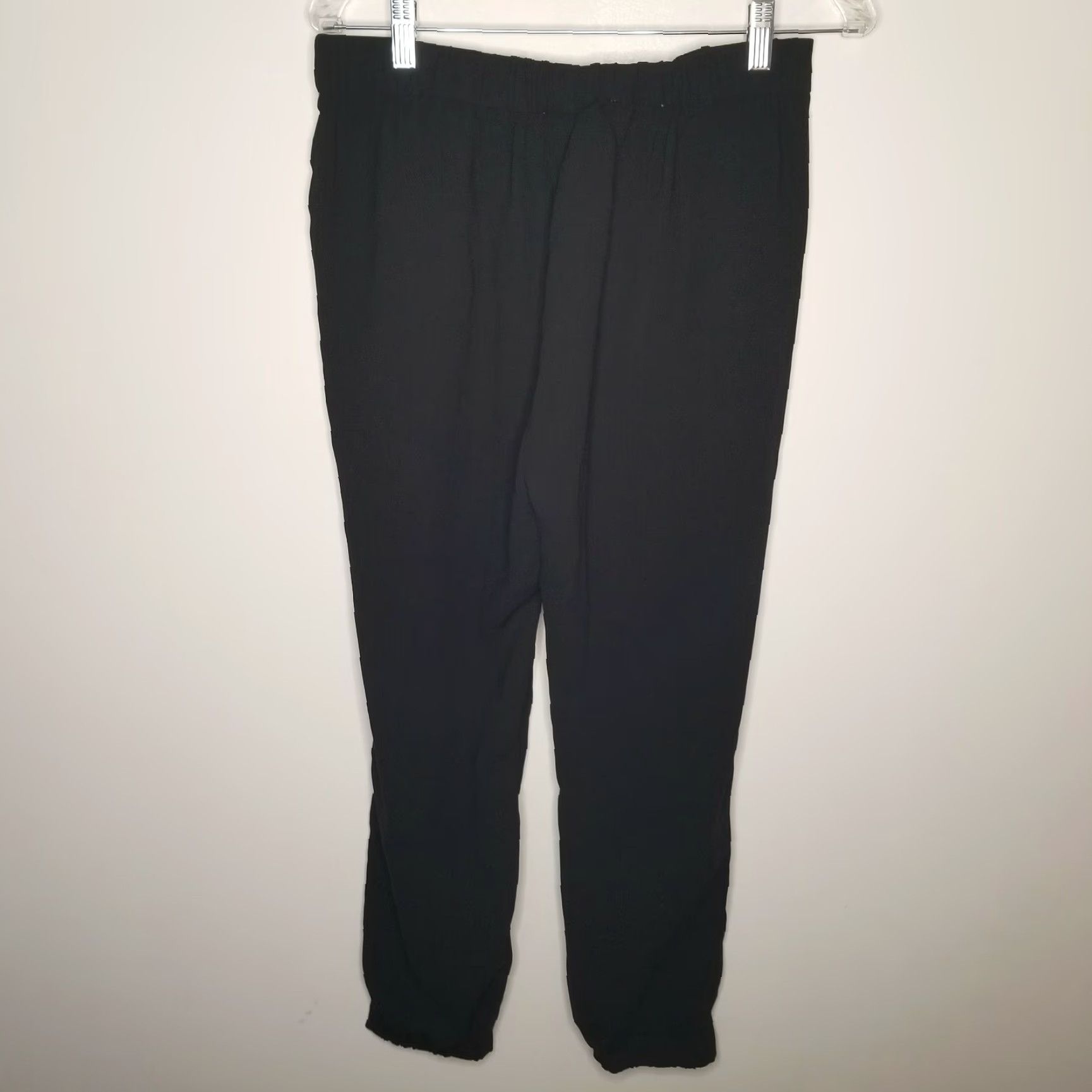 Vintage Tobi Dress Pants Women Black Elastic Waist Size Large Dress Pants Womens Size 36" / US 14 / IT 50 - 5 Thumbnail