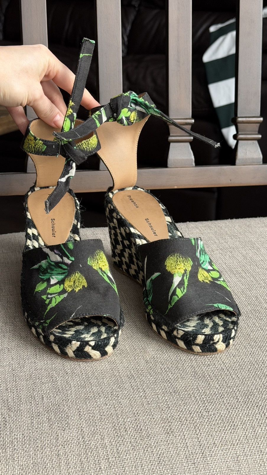 Proenza Schouler Proenza Schouler Peep Toe Wedge Heels Size 35 Size US 5 / IT 35 - 4 Thumbnail
