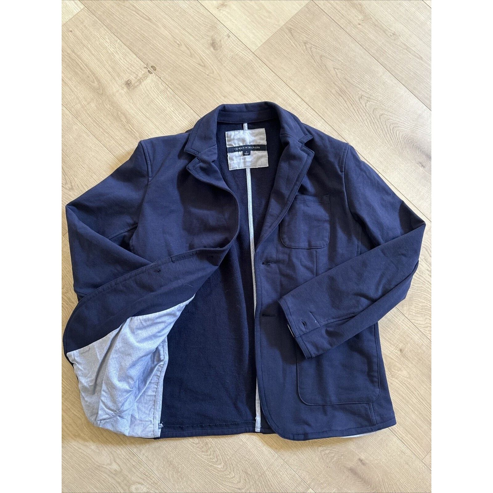 Tommy Hilfiger Tommy Hilfiger Women’s Medium Blue Jacket Brown Button Up Size S / US 4 / IT 40 - 5 Thumbnail