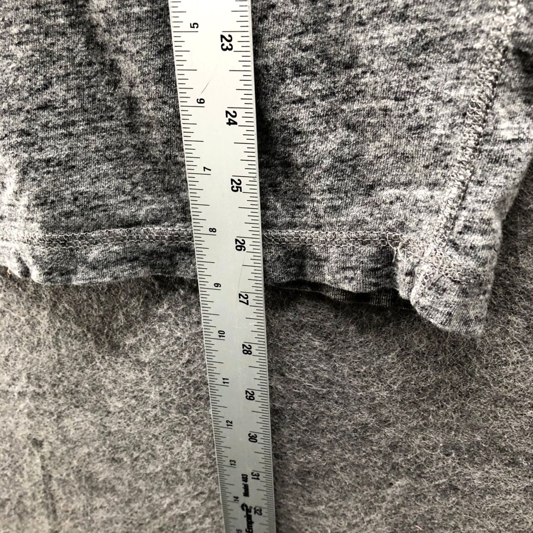 J.Crew J. Crew Henley Long Sleeve T-Shirt Mens M Gray Heather Knit Cotton Size US M / EU 48-50 / 2 - 8 Thumbnail